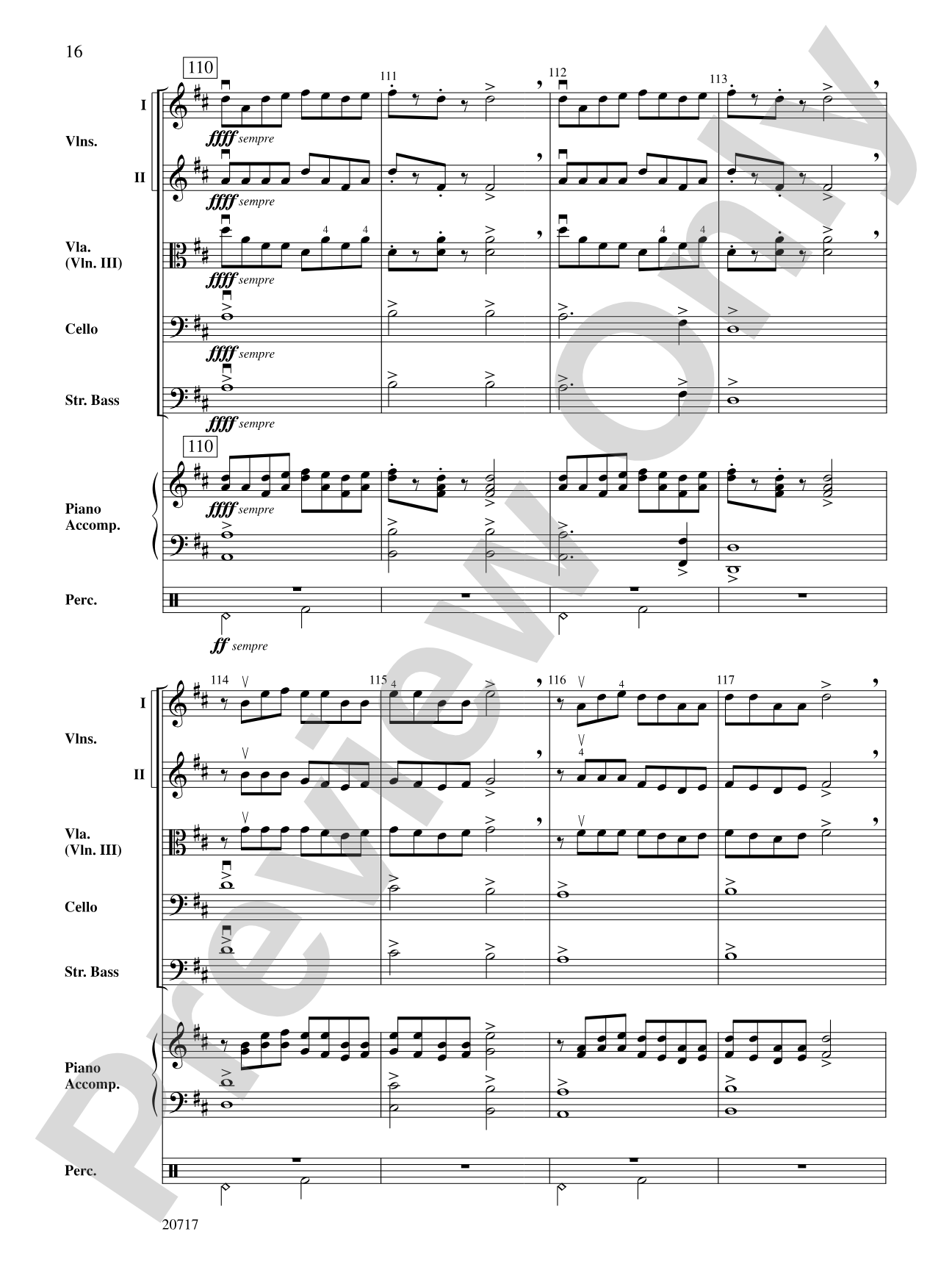 1812 Overture: String Orchestra Conductor Score & Parts