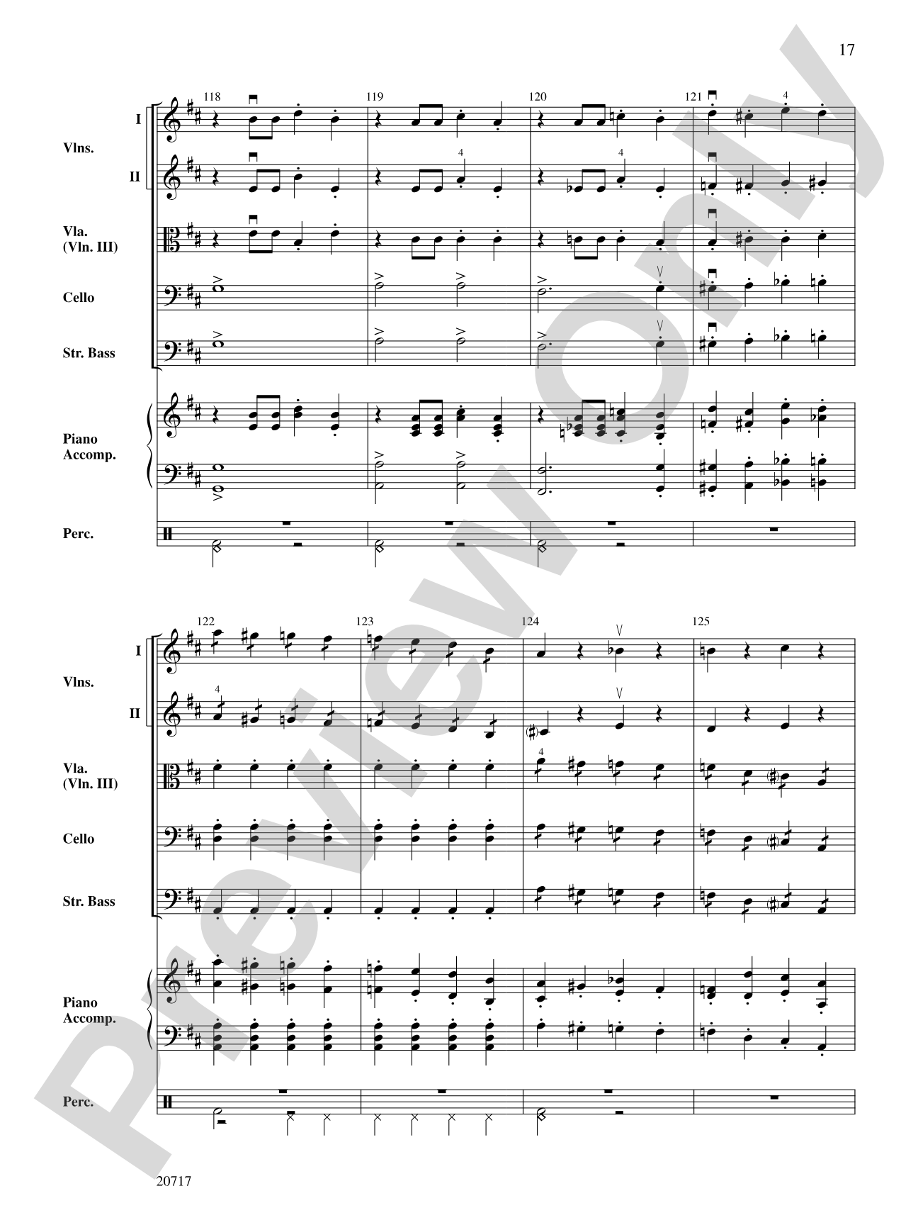 1812 Overture: String Orchestra Conductor Score & Parts