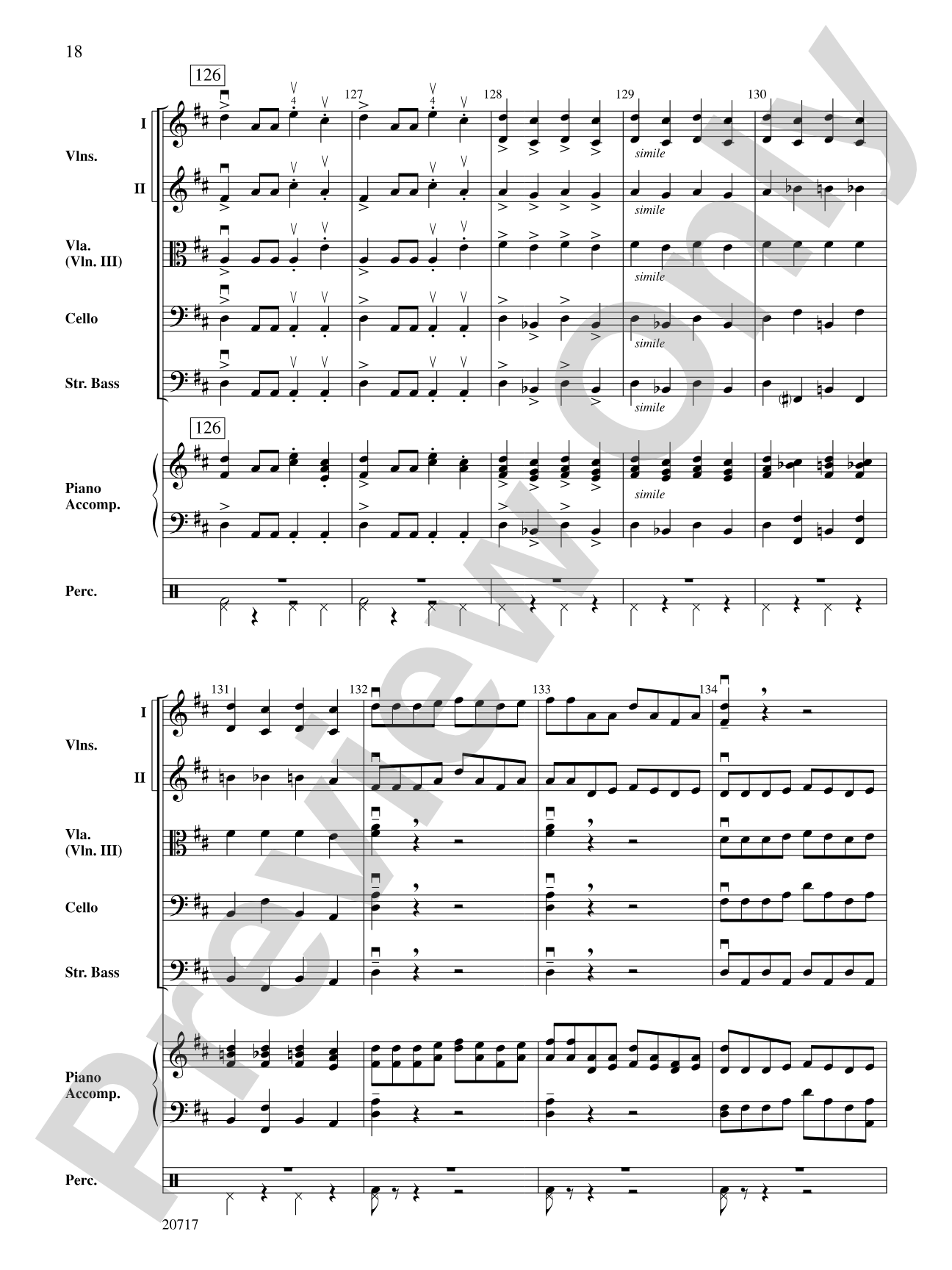 1812 Overture: String Orchestra Conductor Score & Parts