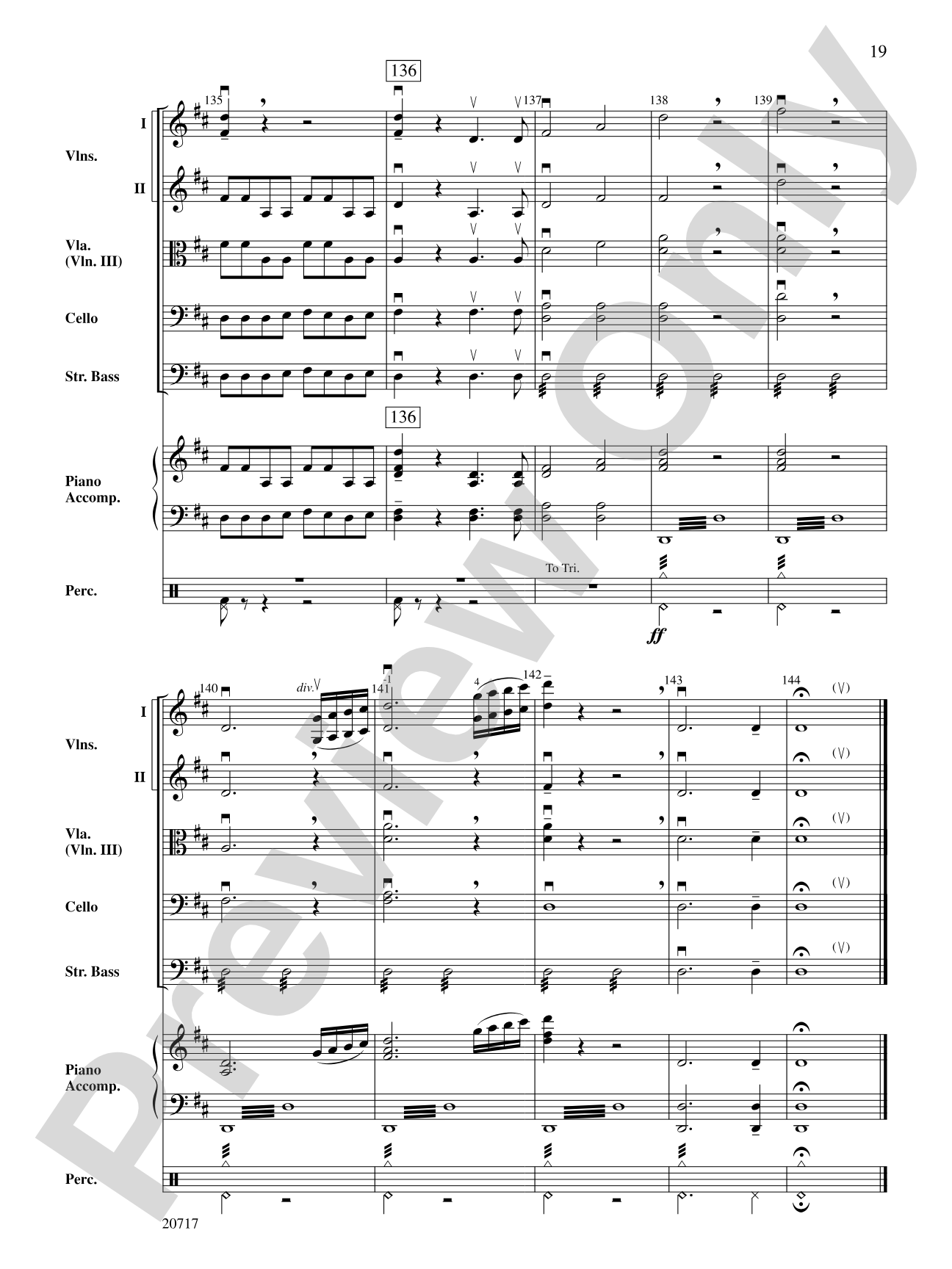 1812 Overture: String Orchestra Conductor Score & Parts