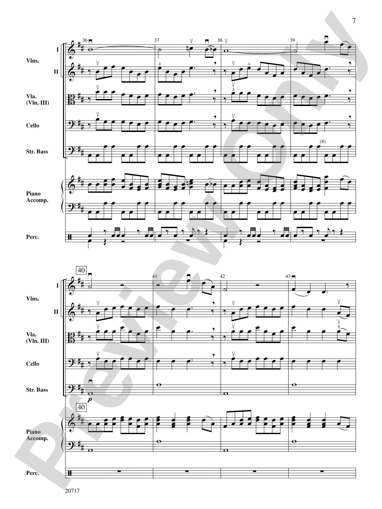 1812 Overture: String Orchestra Conductor Score & Parts