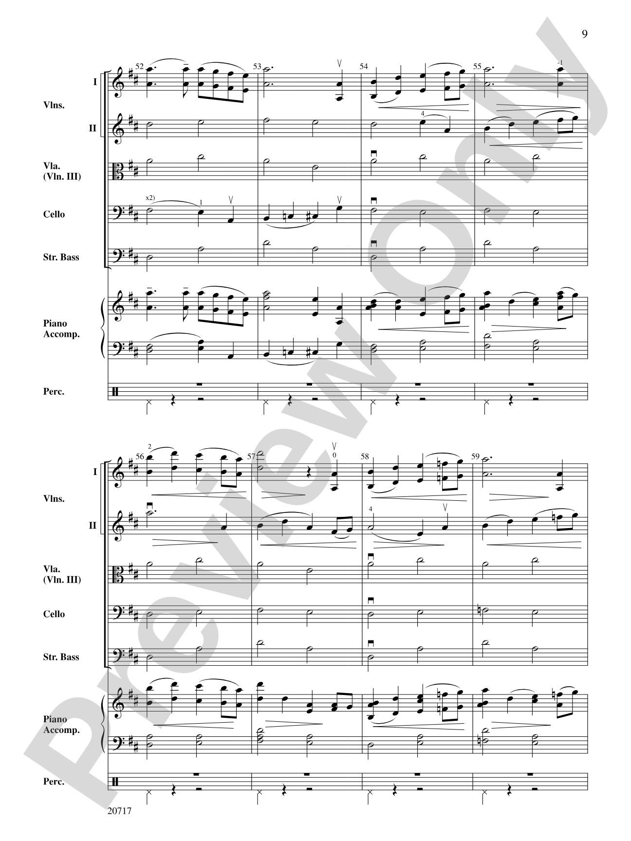 1812 Overture: String Orchestra Conductor Score & Parts