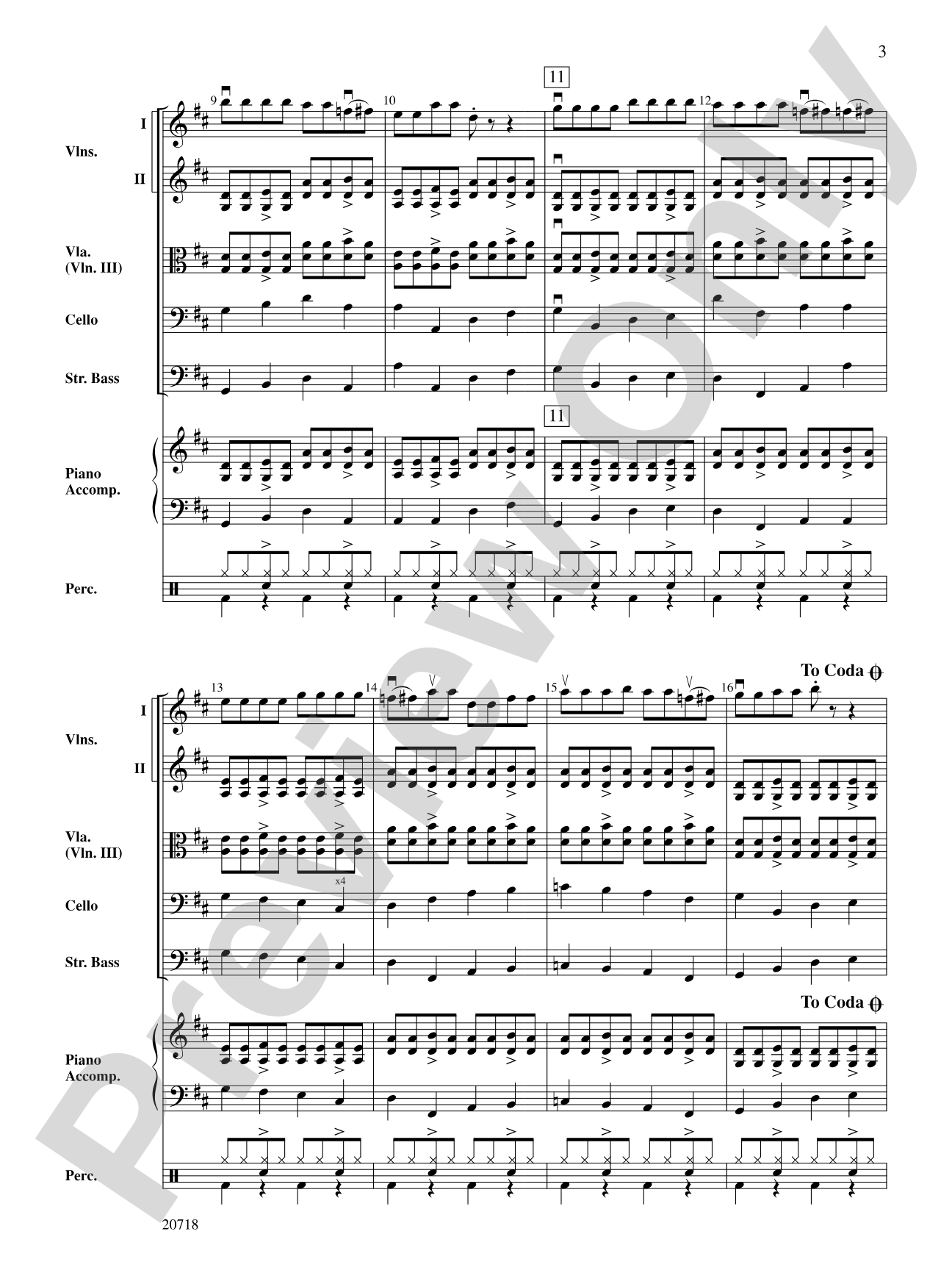 Rockin' Up the Housetop: String Orchestra Conductor Score & Parts