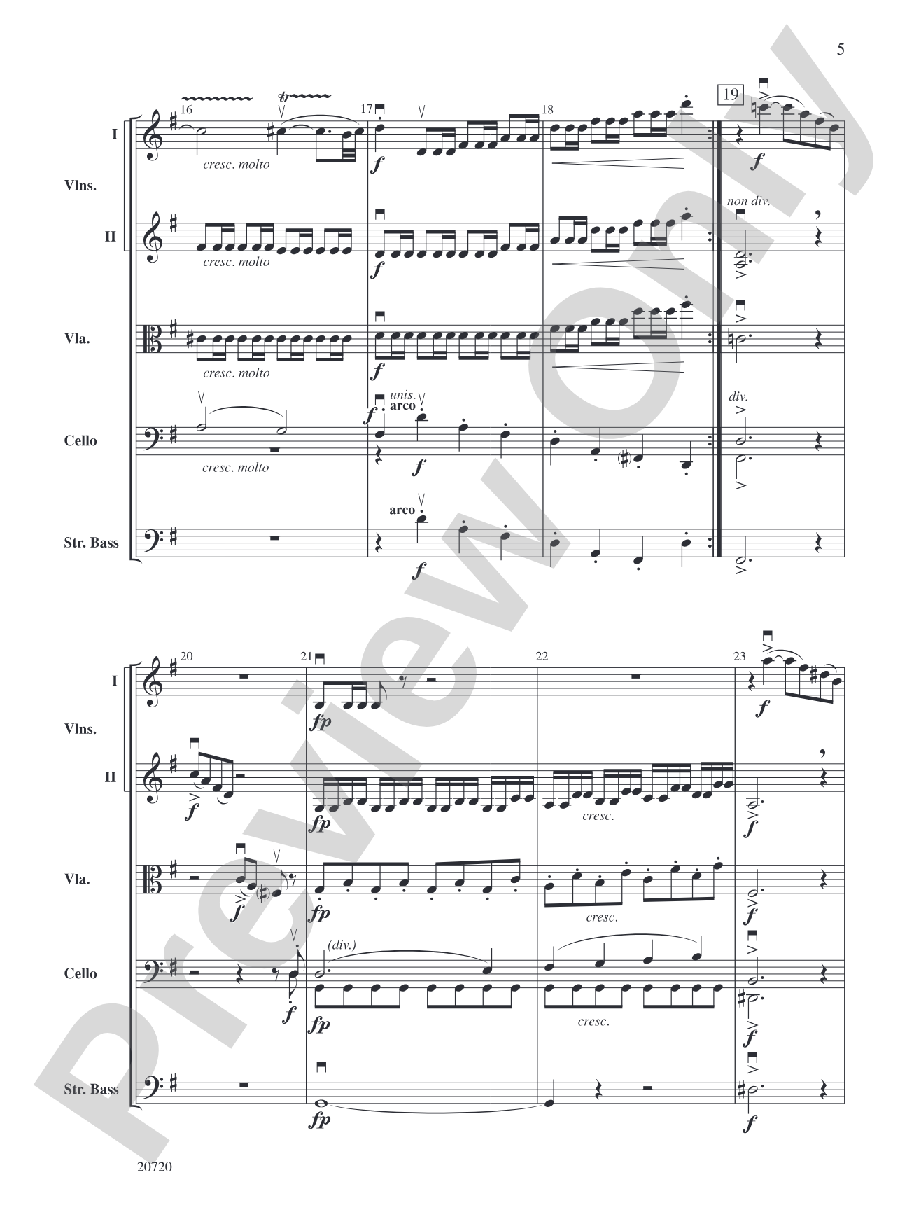 Prelude (from Holberg Suite): String Orchestra Conductor Score & Parts