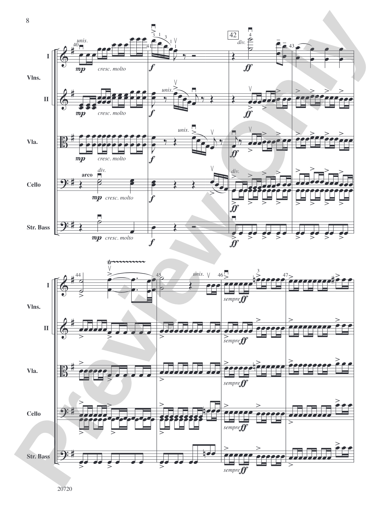 Prelude (from Holberg Suite): String Orchestra Conductor Score & Parts