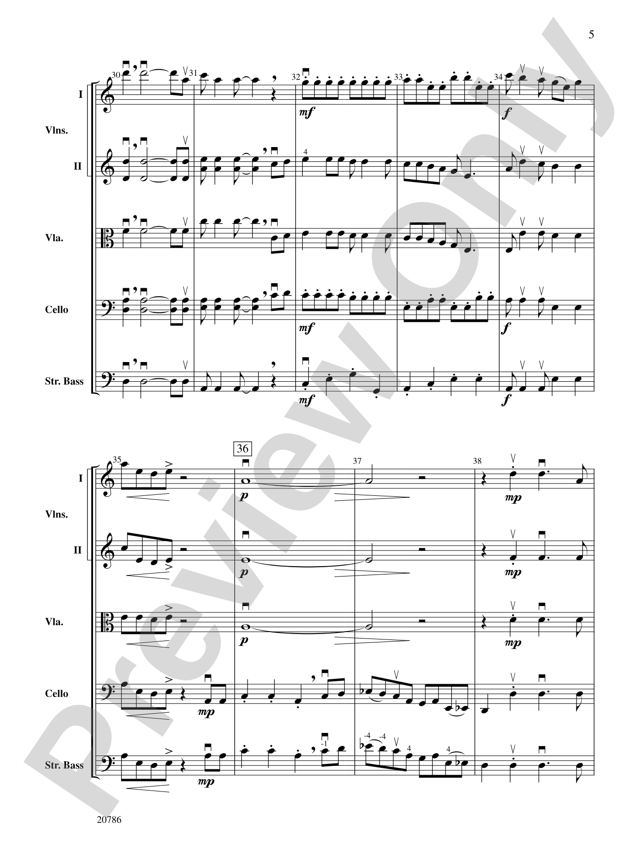 Follow the Drinking Gourd: String Orchestra Conductor Score & Parts