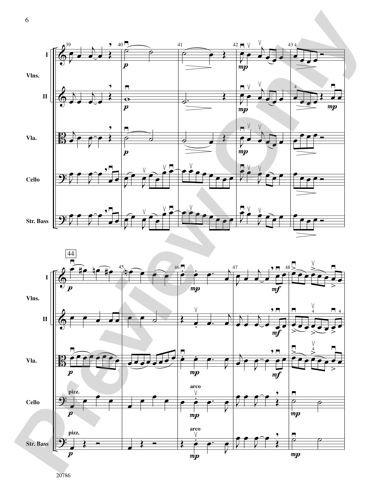 Follow the Drinking Gourd: String Orchestra Conductor Score & Parts