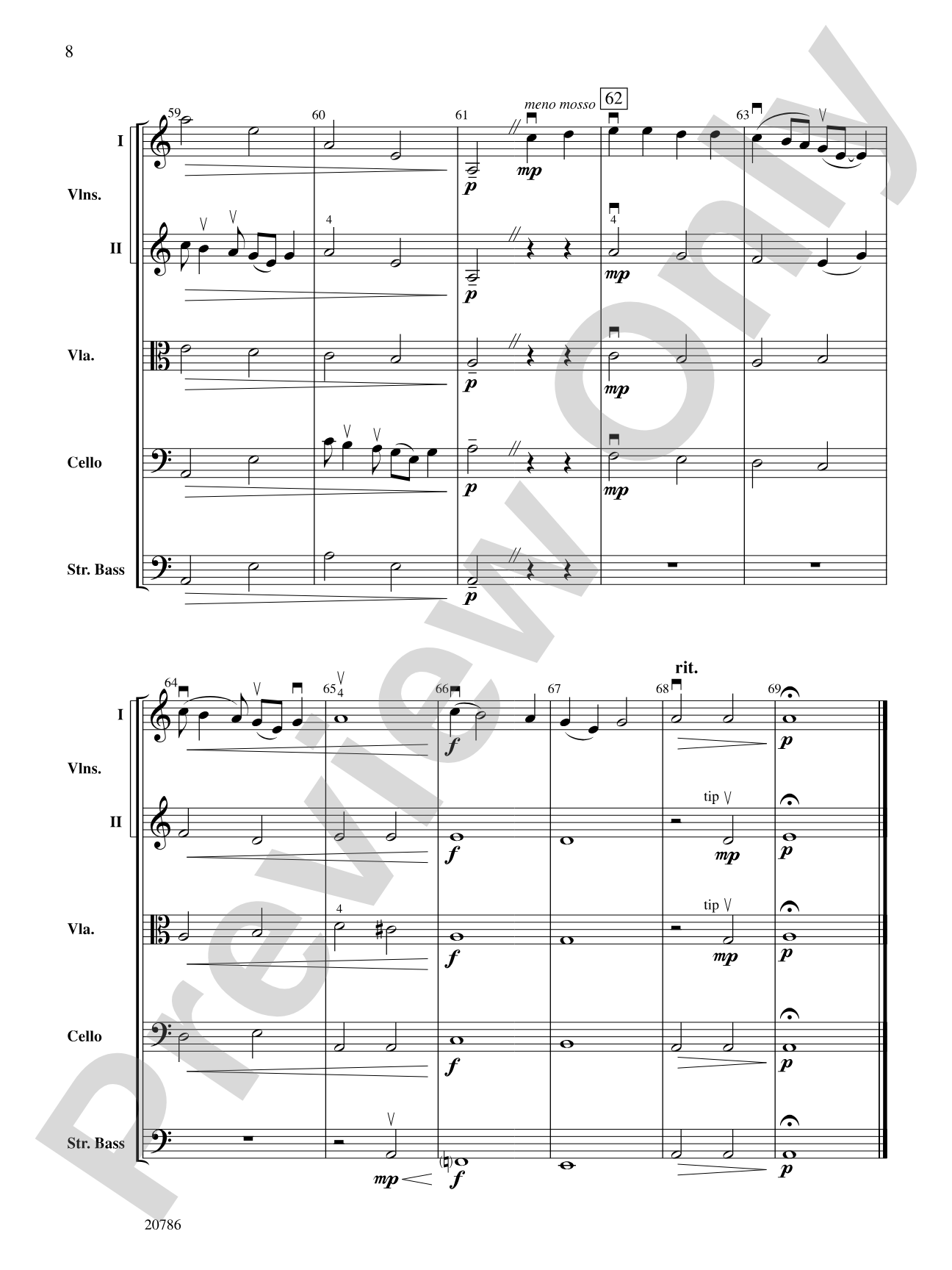Follow the Drinking Gourd: String Orchestra Conductor Score & Parts