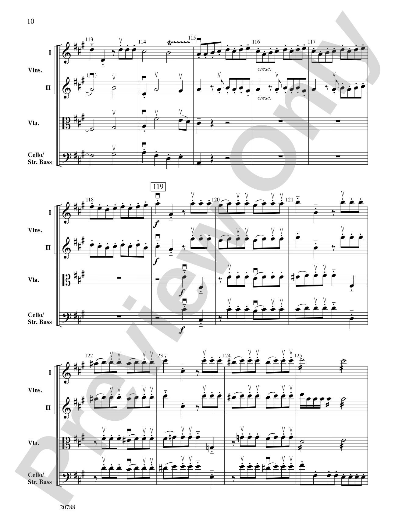 Symphony No. 29 (1st Movement): String Orchestra Conductor Score & Parts