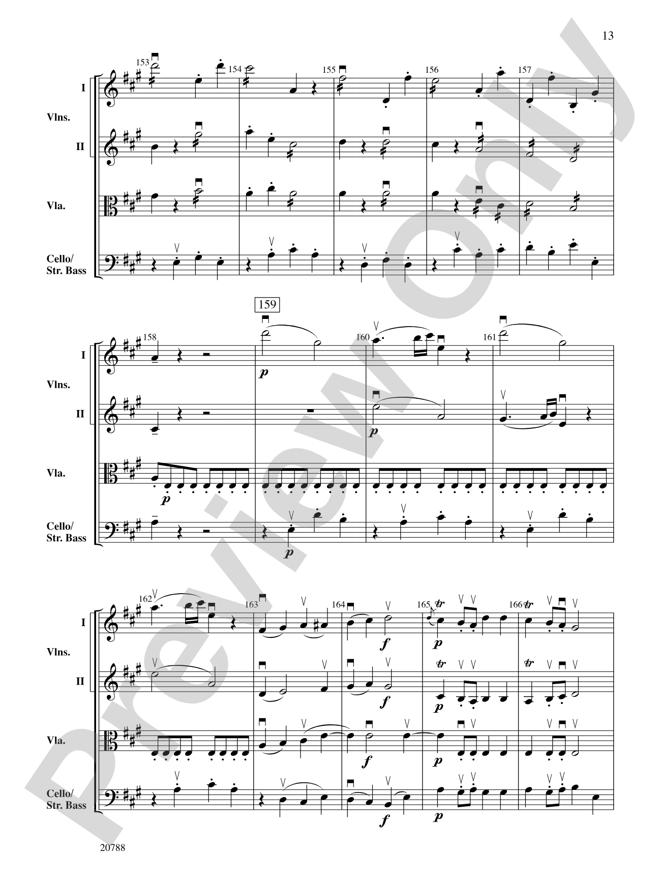Symphony No. 29 (1st Movement): String Orchestra Conductor Score & Parts