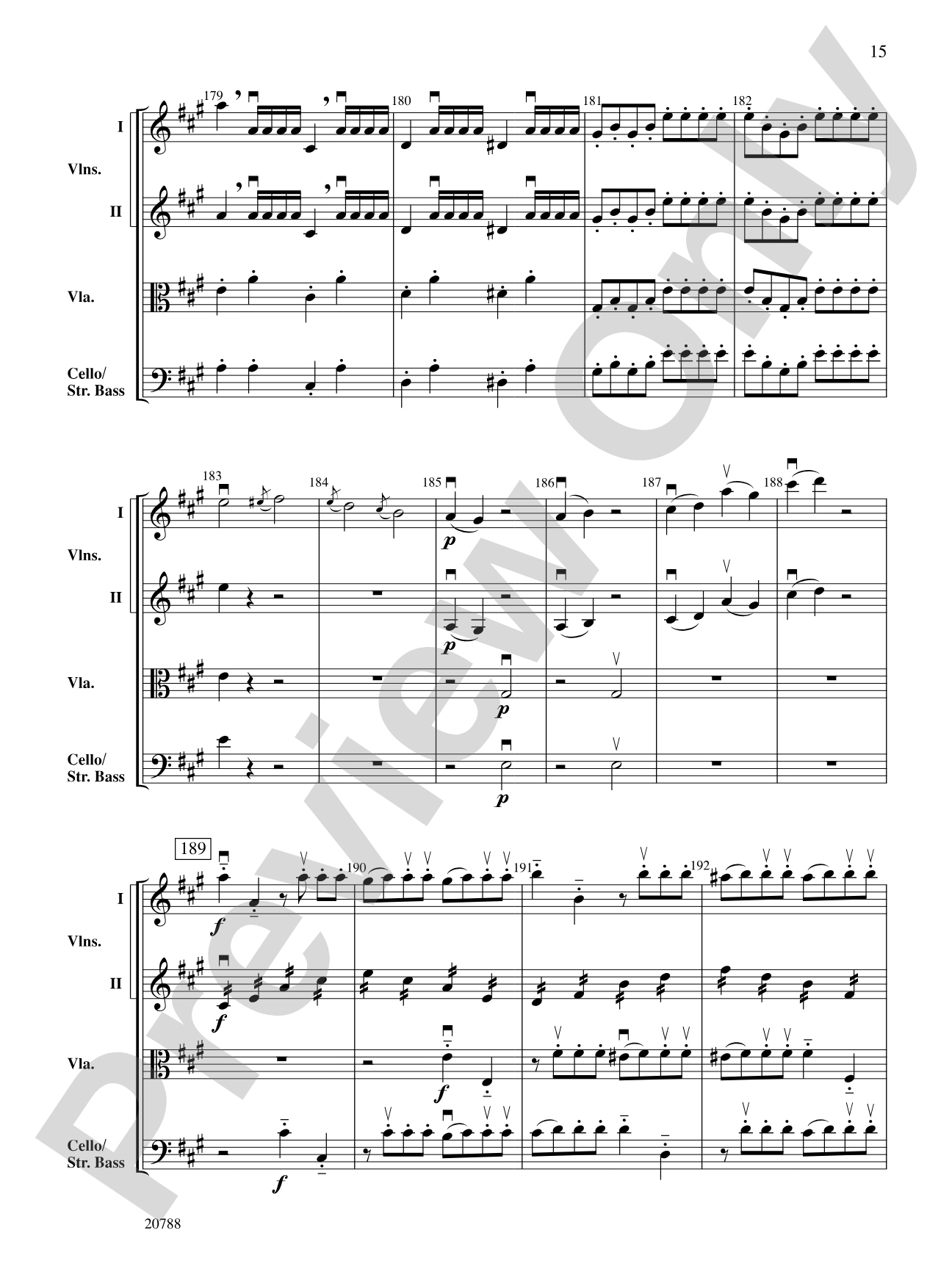 Symphony No. 29 (1st Movement): String Orchestra Conductor Score & Parts