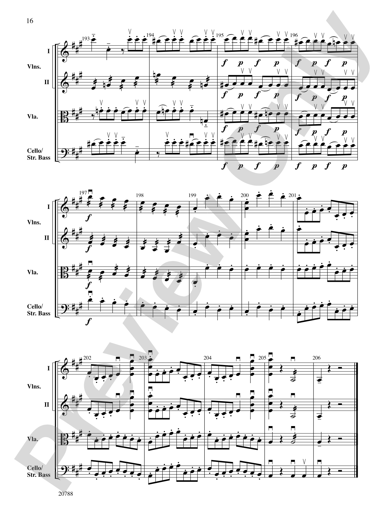 Symphony No. 29 (1st Movement): String Orchestra Conductor Score & Parts