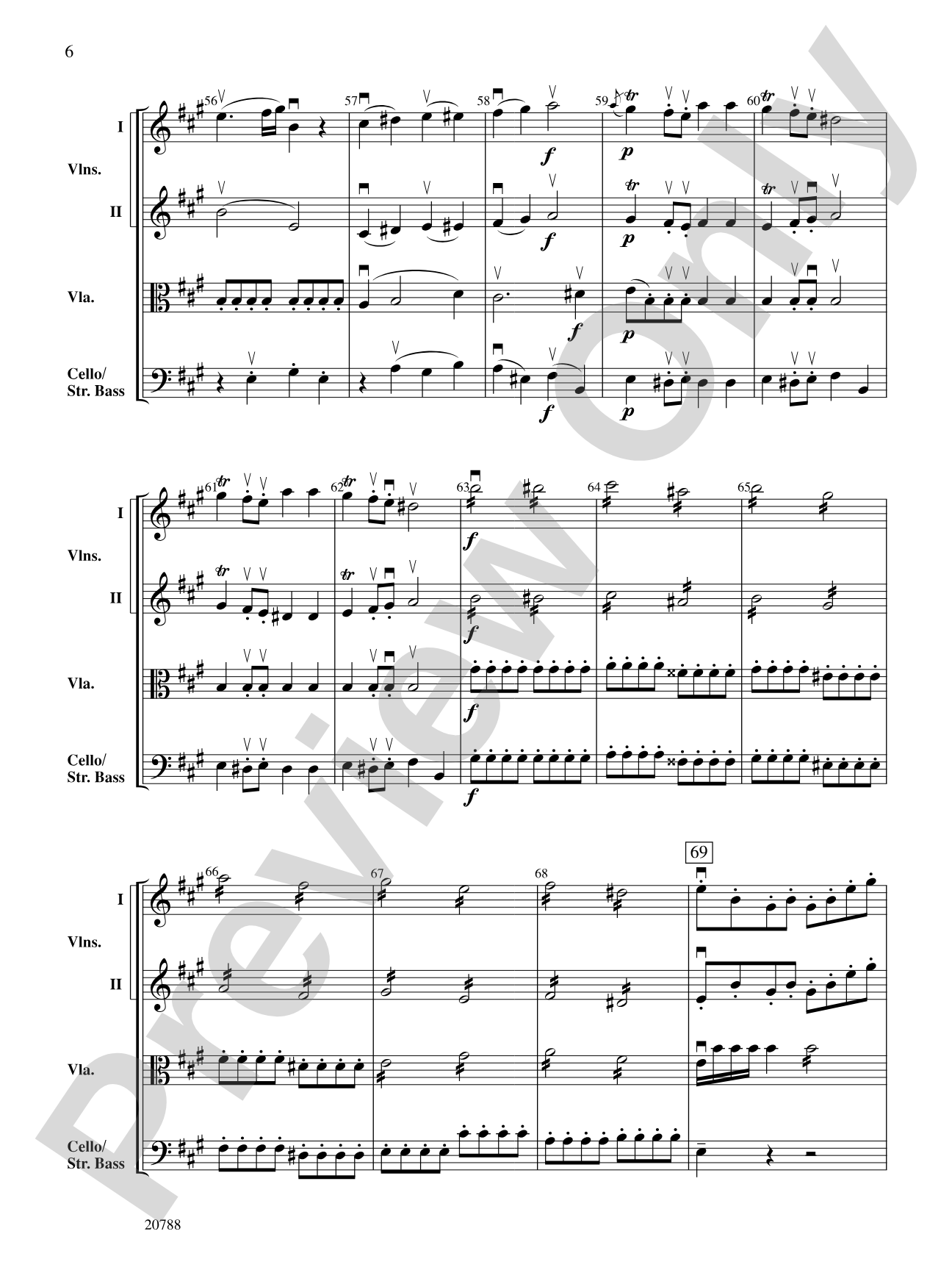 Symphony No. 29 (1st Movement): String Orchestra Conductor Score & Parts