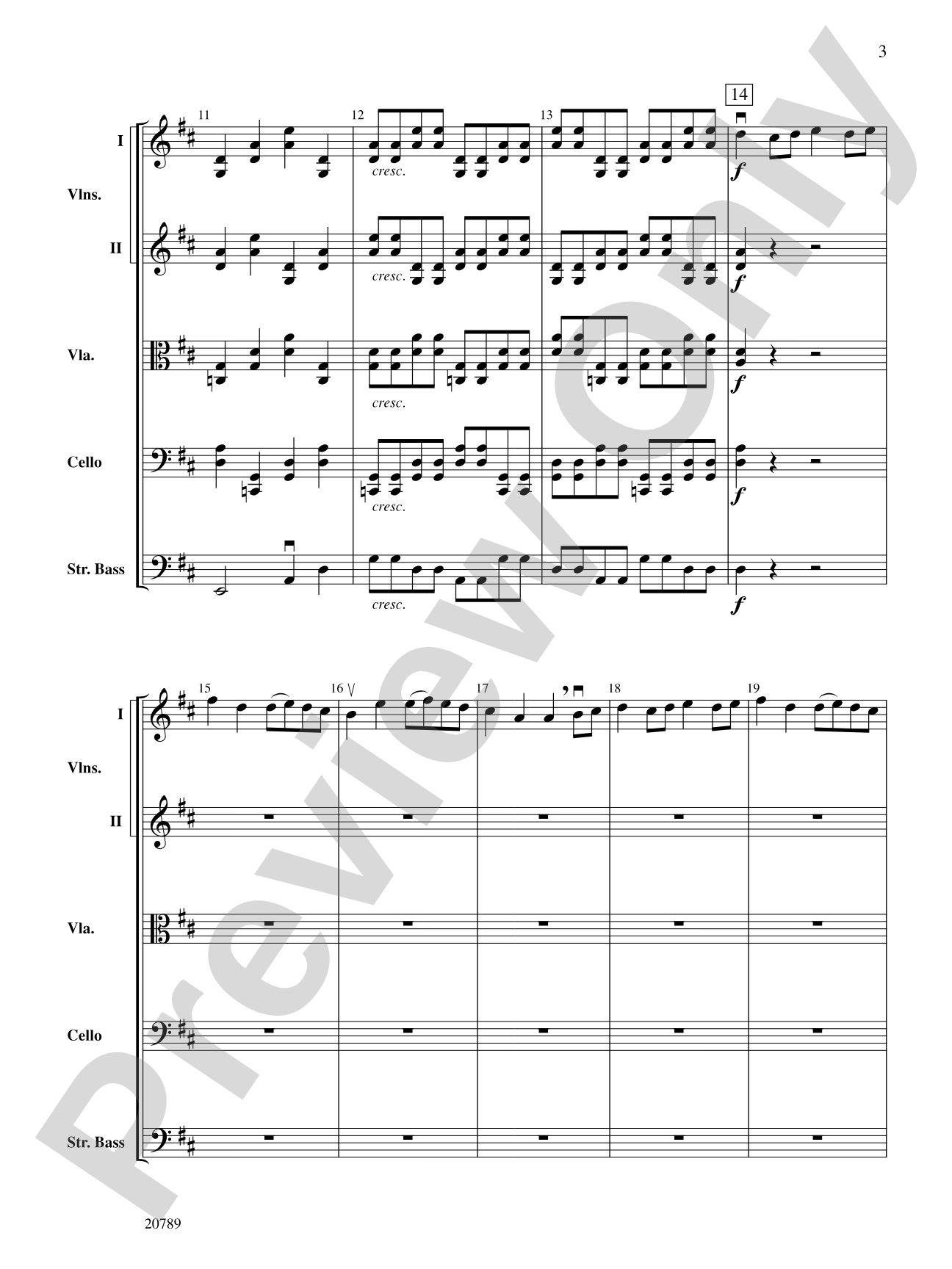 Fiddle-Fest: String Orchestra Conductor Score & Parts