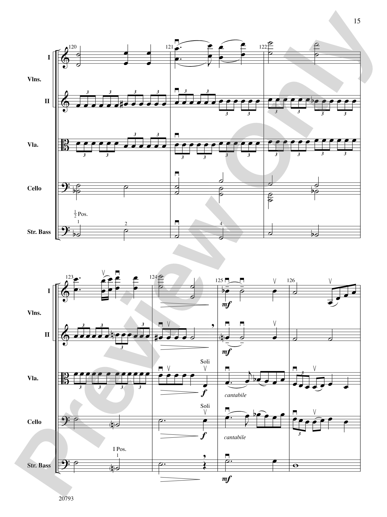 The Idylls of Pegasus: Score