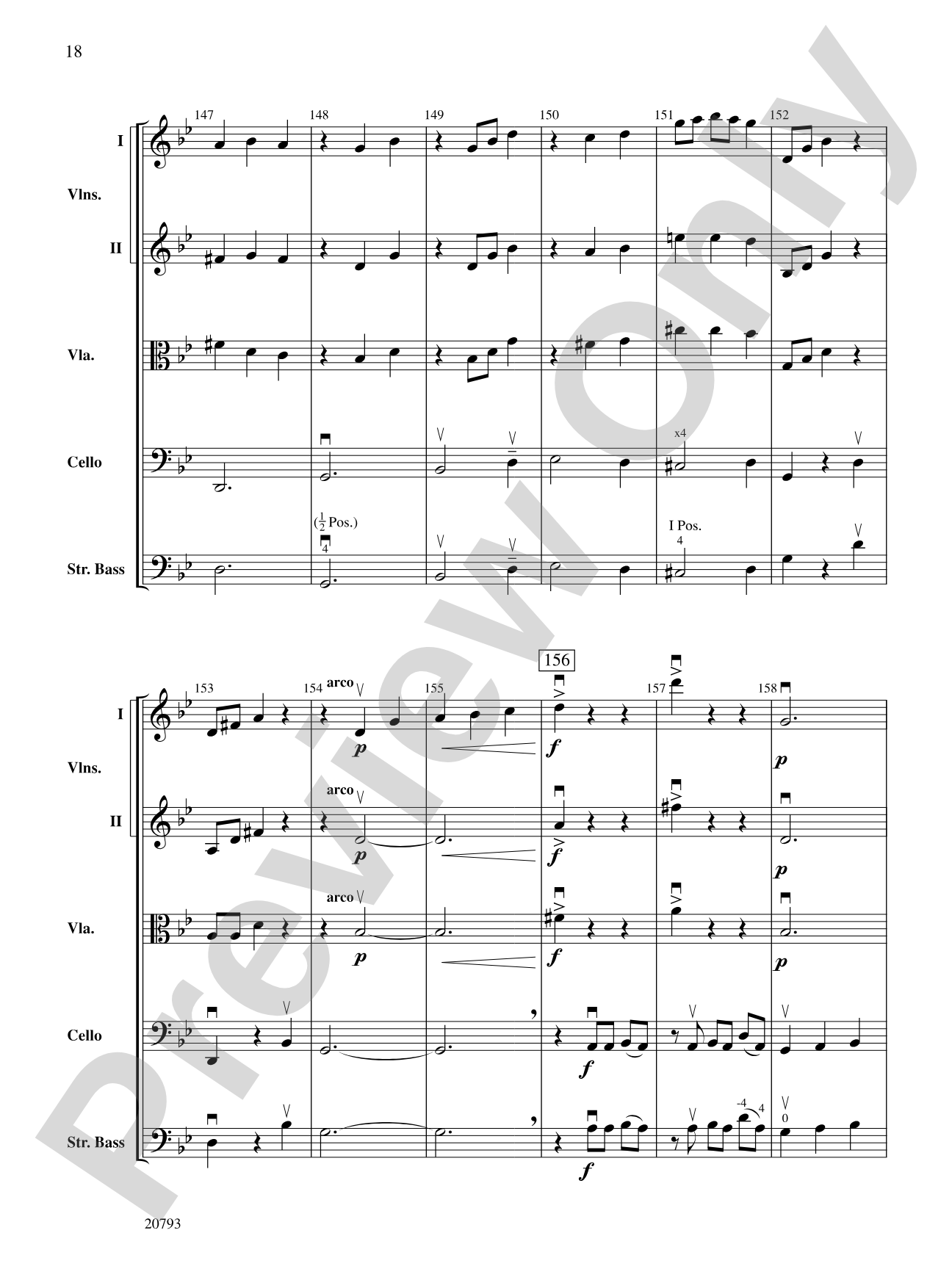 The Idylls of Pegasus: Score