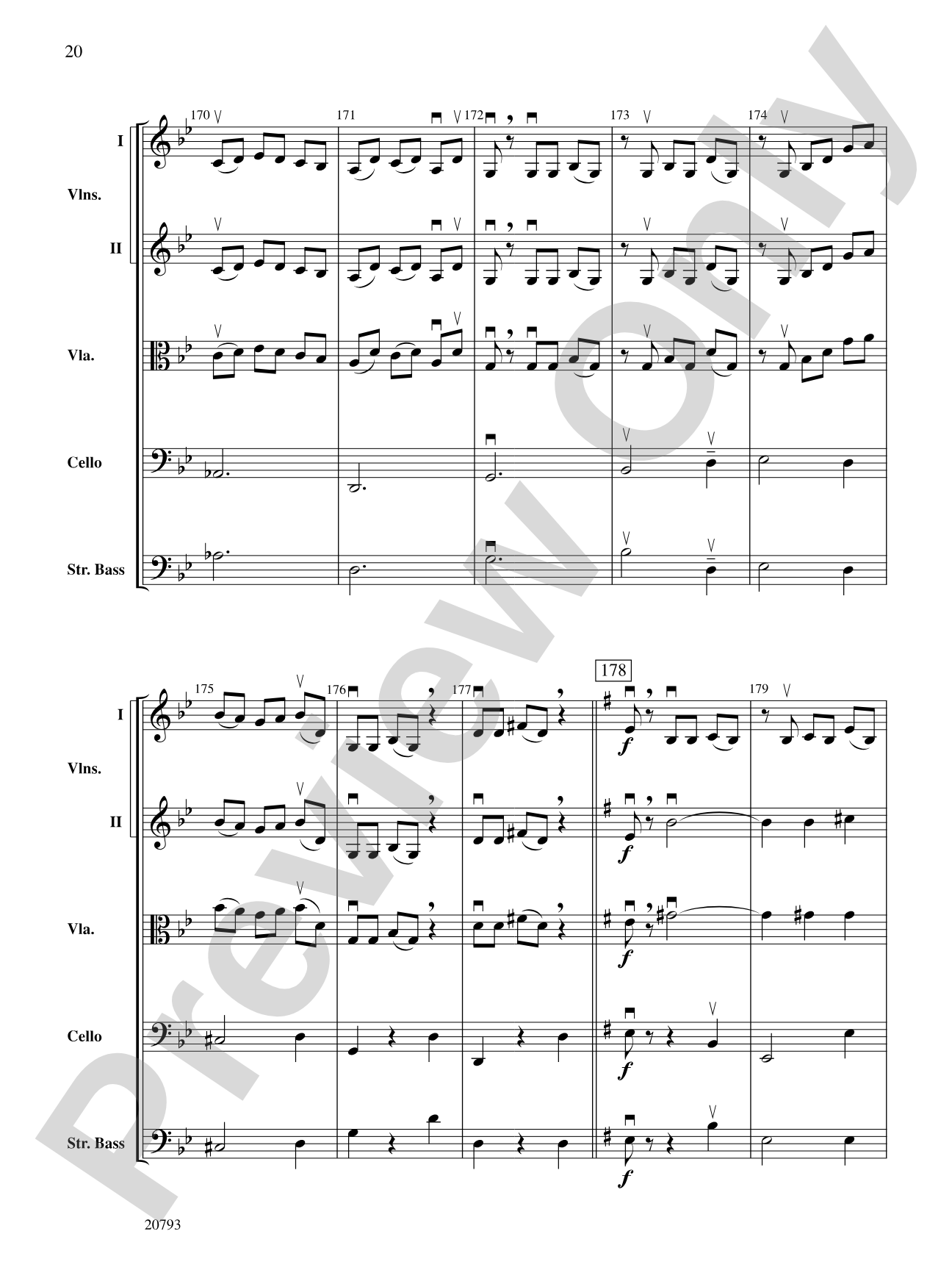 The Idylls of Pegasus: Score