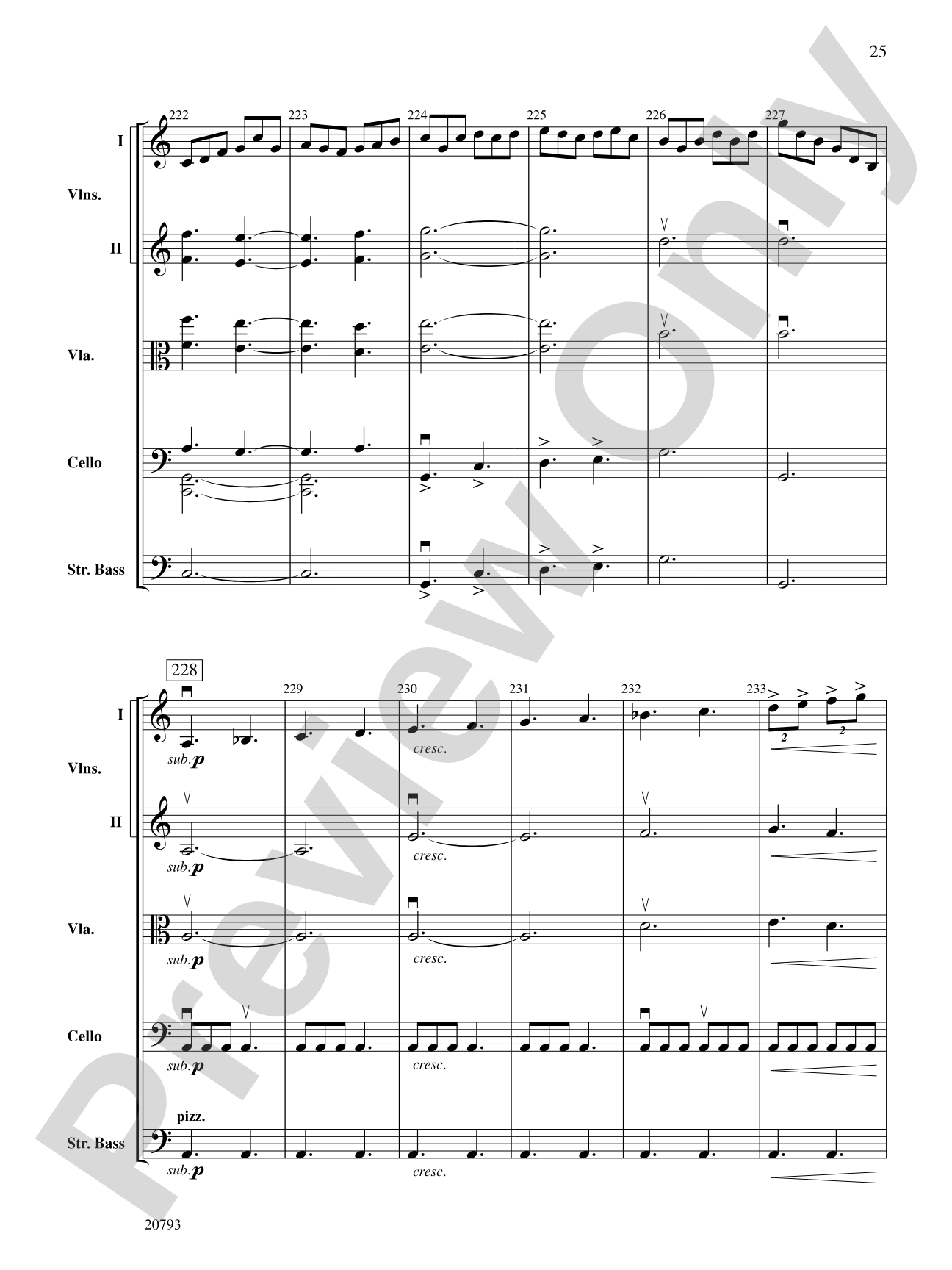 The Idylls of Pegasus: Score