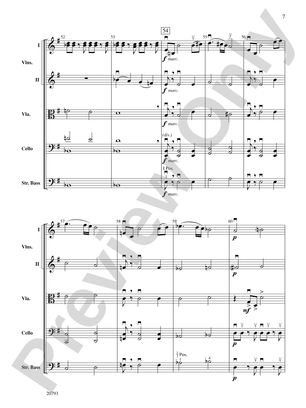 The Idylls of Pegasus: Score