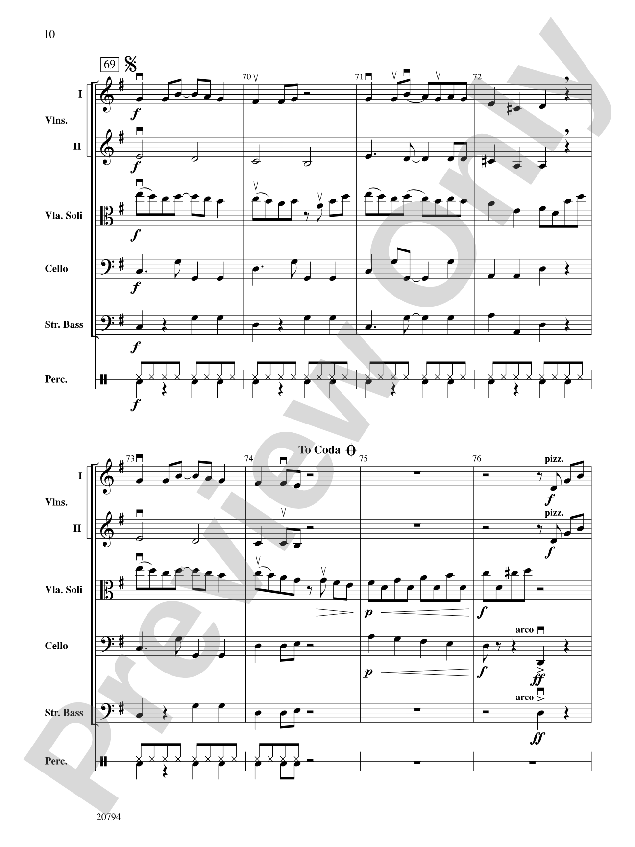 Viva Violas!: String Orchestra Conductor Score & Parts
