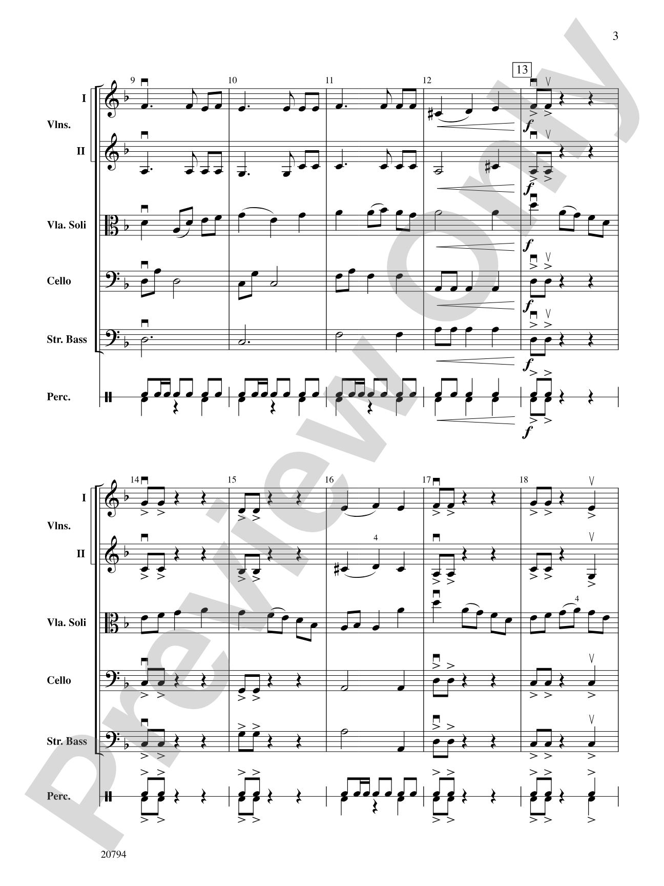 Viva Violas!: String Orchestra Conductor Score & Parts