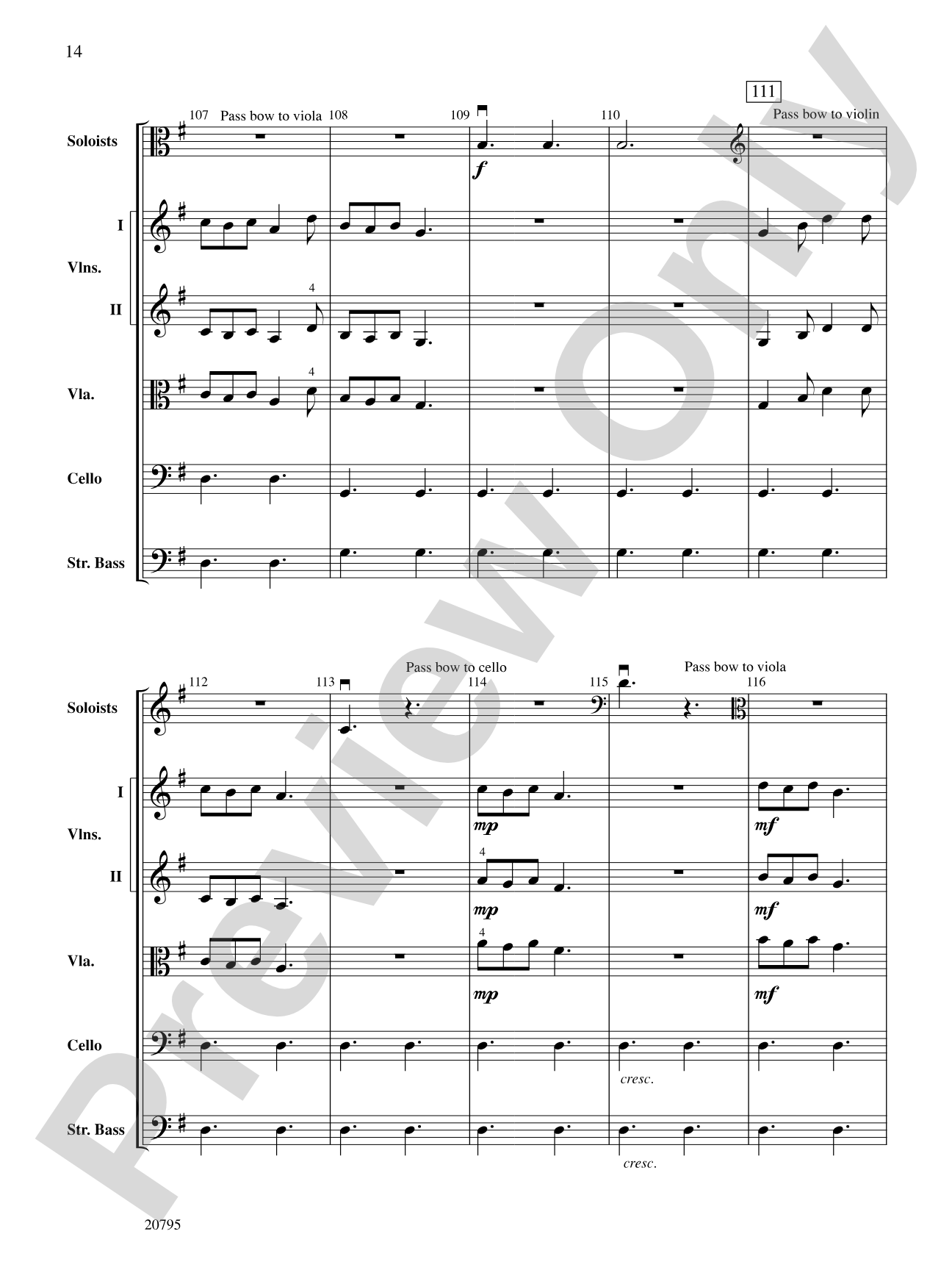 The One-Bow Concerto: String Orchestra Conductor Score & Parts