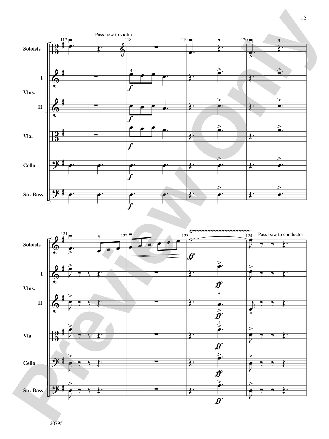 The One-Bow Concerto: String Orchestra Conductor Score & Parts