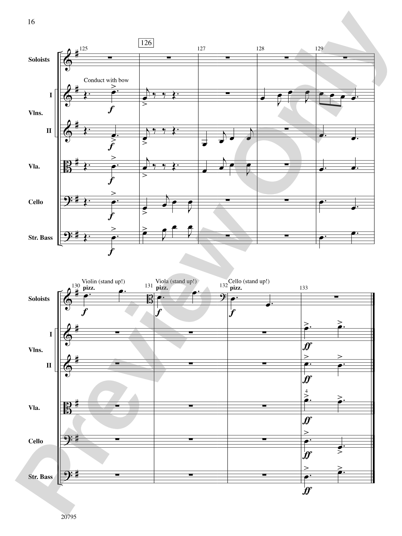 The One-Bow Concerto: String Orchestra Conductor Score & Parts