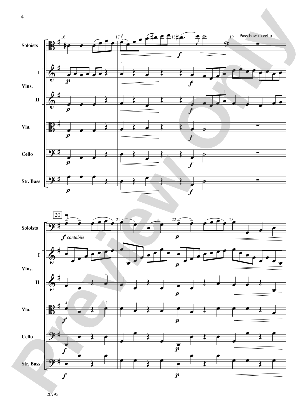 The One-Bow Concerto: String Orchestra Conductor Score & Parts