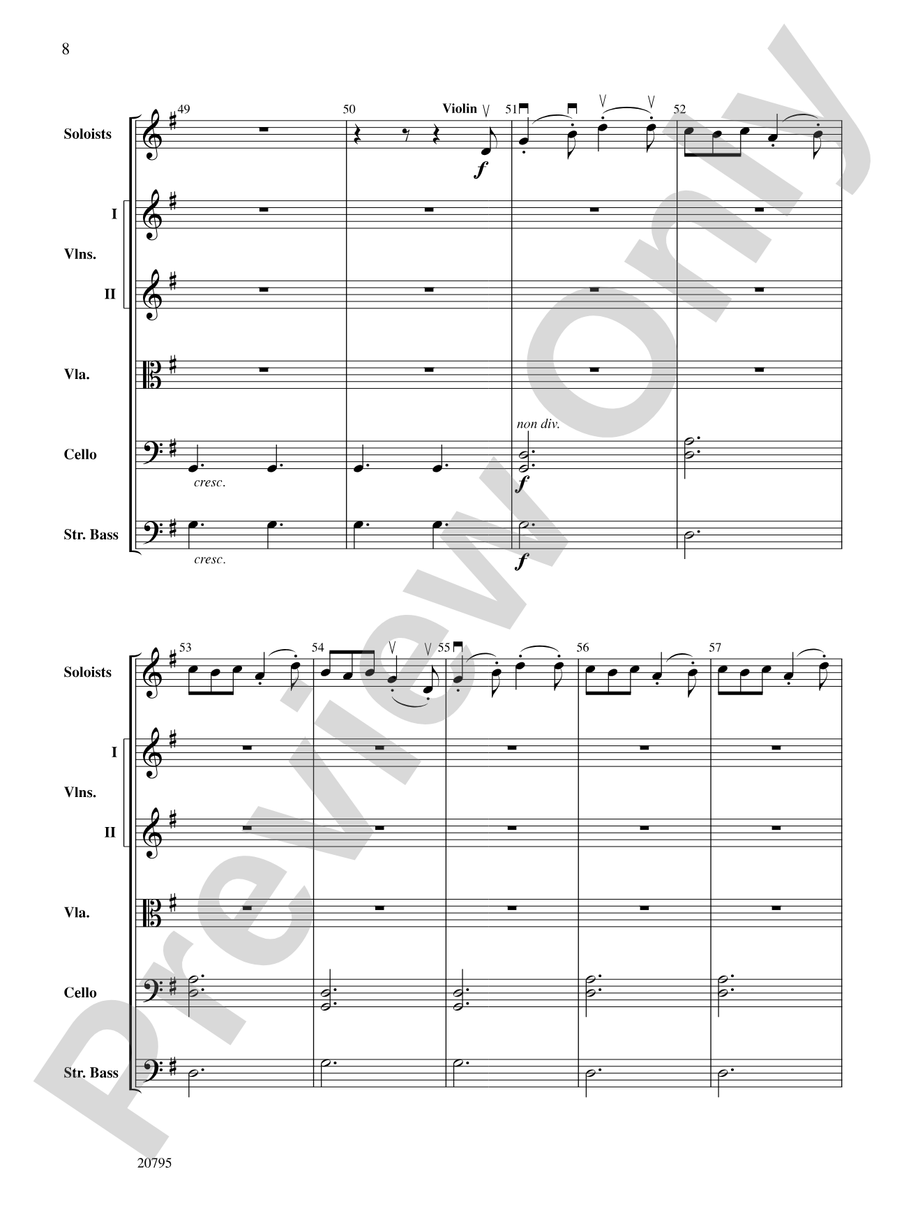 The One-Bow Concerto: String Orchestra Conductor Score & Parts