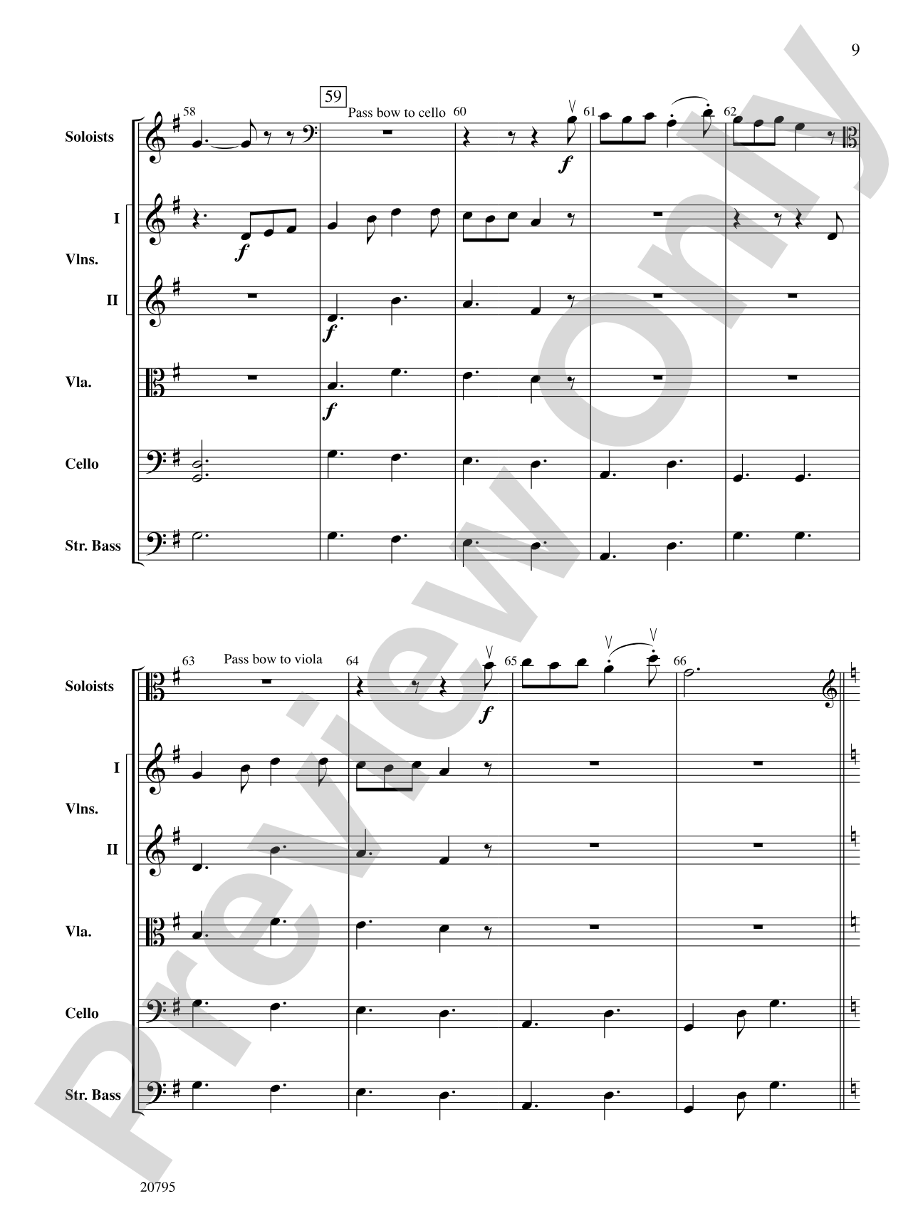 The One-Bow Concerto: String Orchestra Conductor Score & Parts
