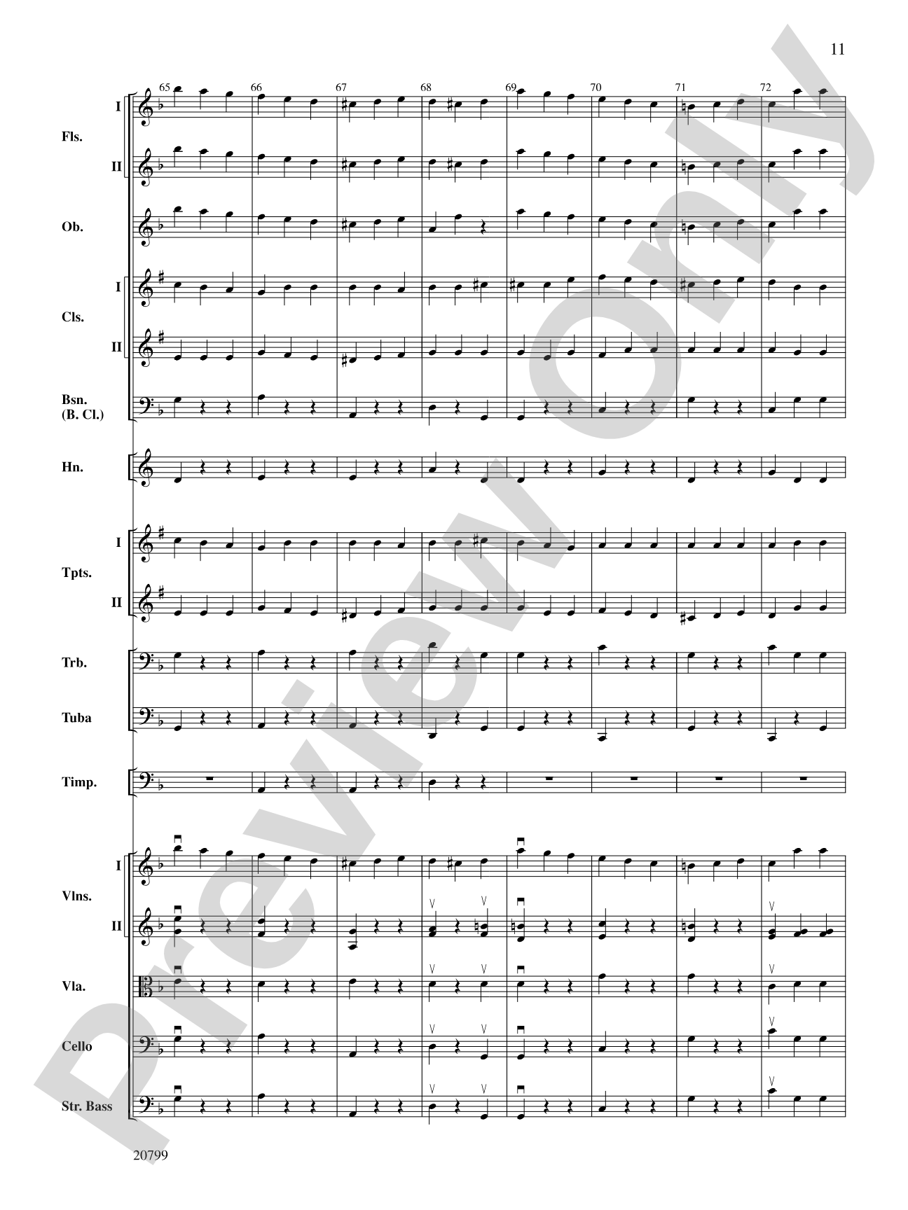 Symphony No. 9 (2nd Movement): Full Orchestra Conductor Score & Parts
