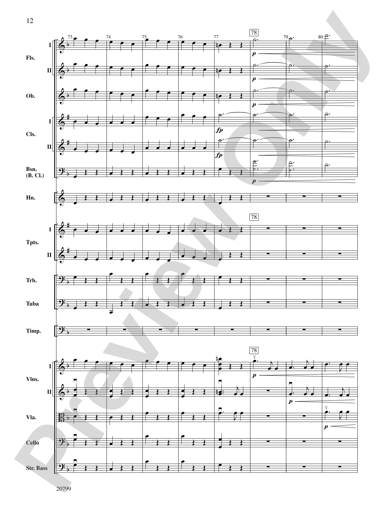 Symphony No. 9 (2nd Movement): Full Orchestra Conductor Score & Parts