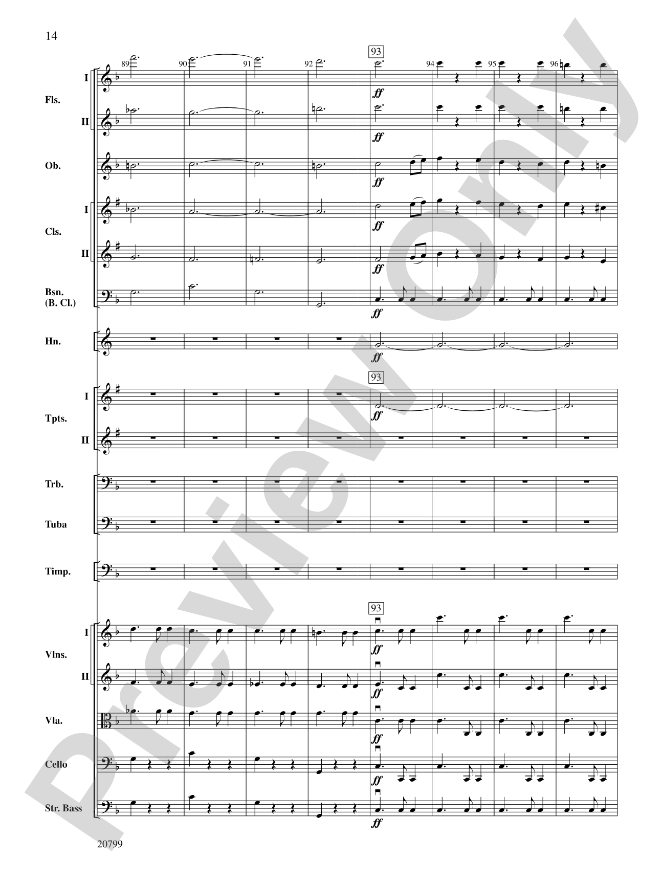 Symphony No. 9 (2nd Movement): Full Orchestra Conductor Score & Parts