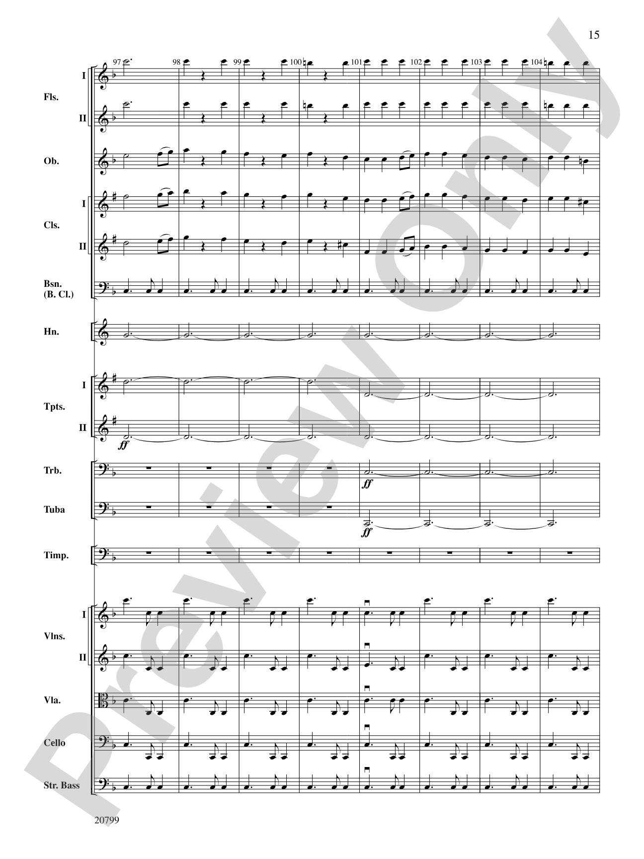 Symphony No. 9 (2nd Movement): Full Orchestra Conductor Score & Parts