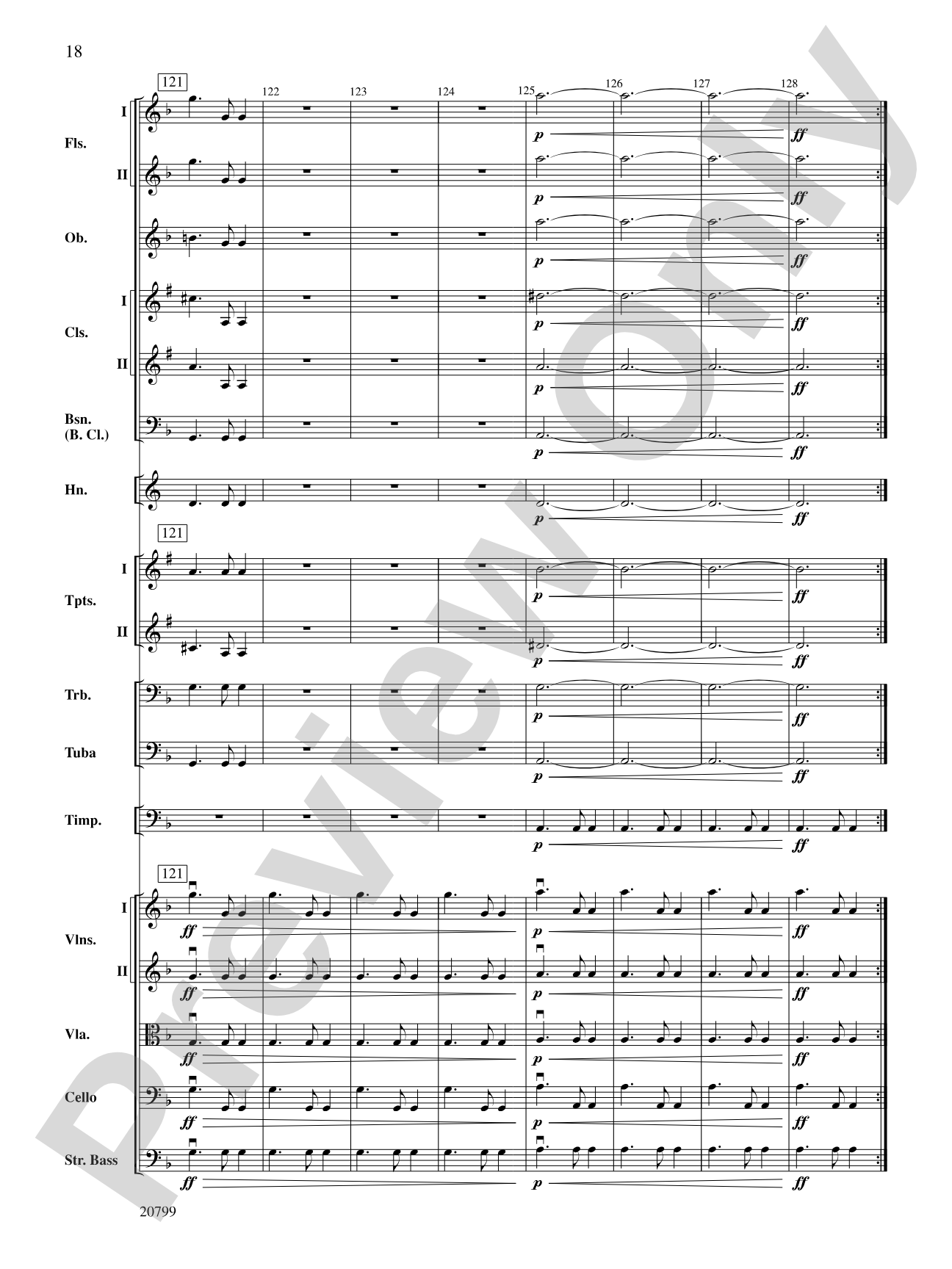 Symphony No. 9 (2nd Movement): Full Orchestra Conductor Score & Parts
