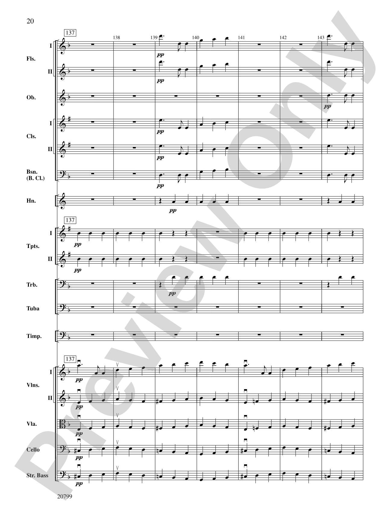 Symphony No. 9 (2nd Movement): Full Orchestra Conductor Score & Parts