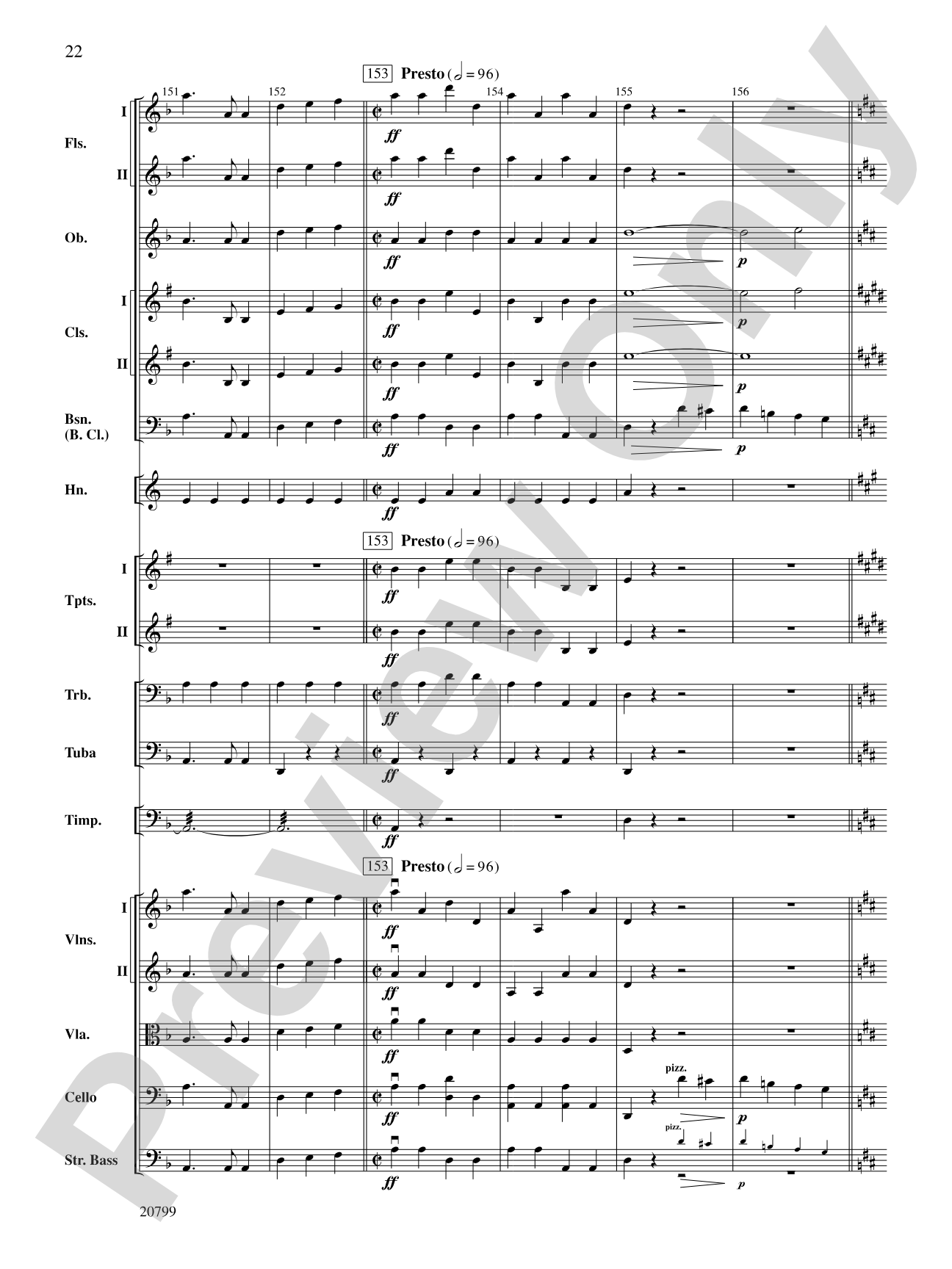 Symphony No. 9 (2nd Movement): Full Orchestra Conductor Score & Parts