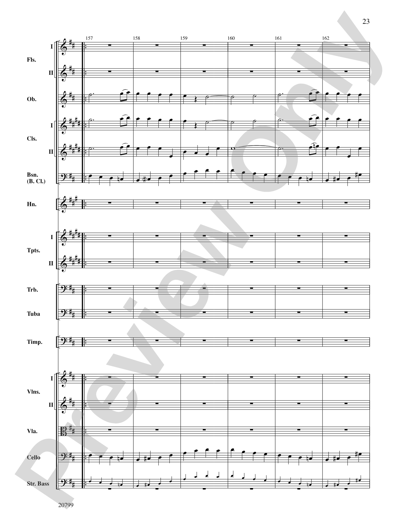 Symphony No. 9 (2nd Movement): Full Orchestra Conductor Score & Parts