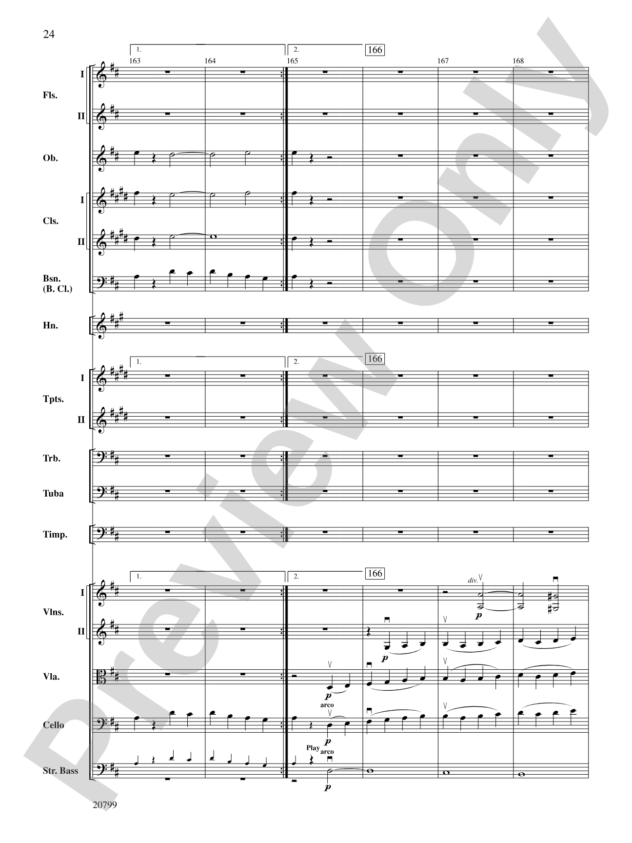 Symphony No. 9 (2nd Movement): Full Orchestra Conductor Score & Parts