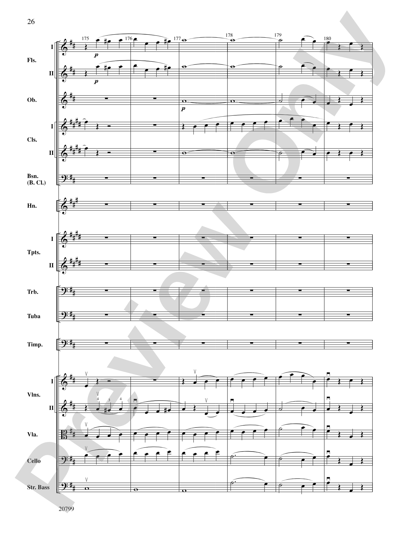 Symphony No. 9 (2nd Movement): Full Orchestra Conductor Score & Parts
