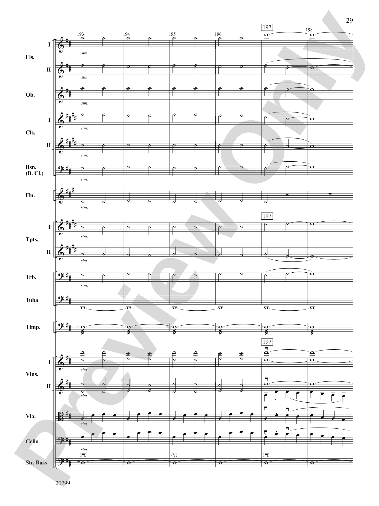 Symphony No. 9 (2nd Movement): Full Orchestra Conductor Score & Parts