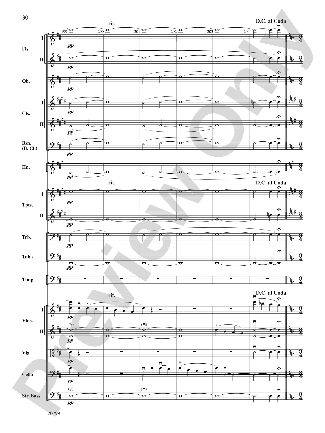 Symphony No. 9 (2nd Movement): Full Orchestra Conductor Score & Parts