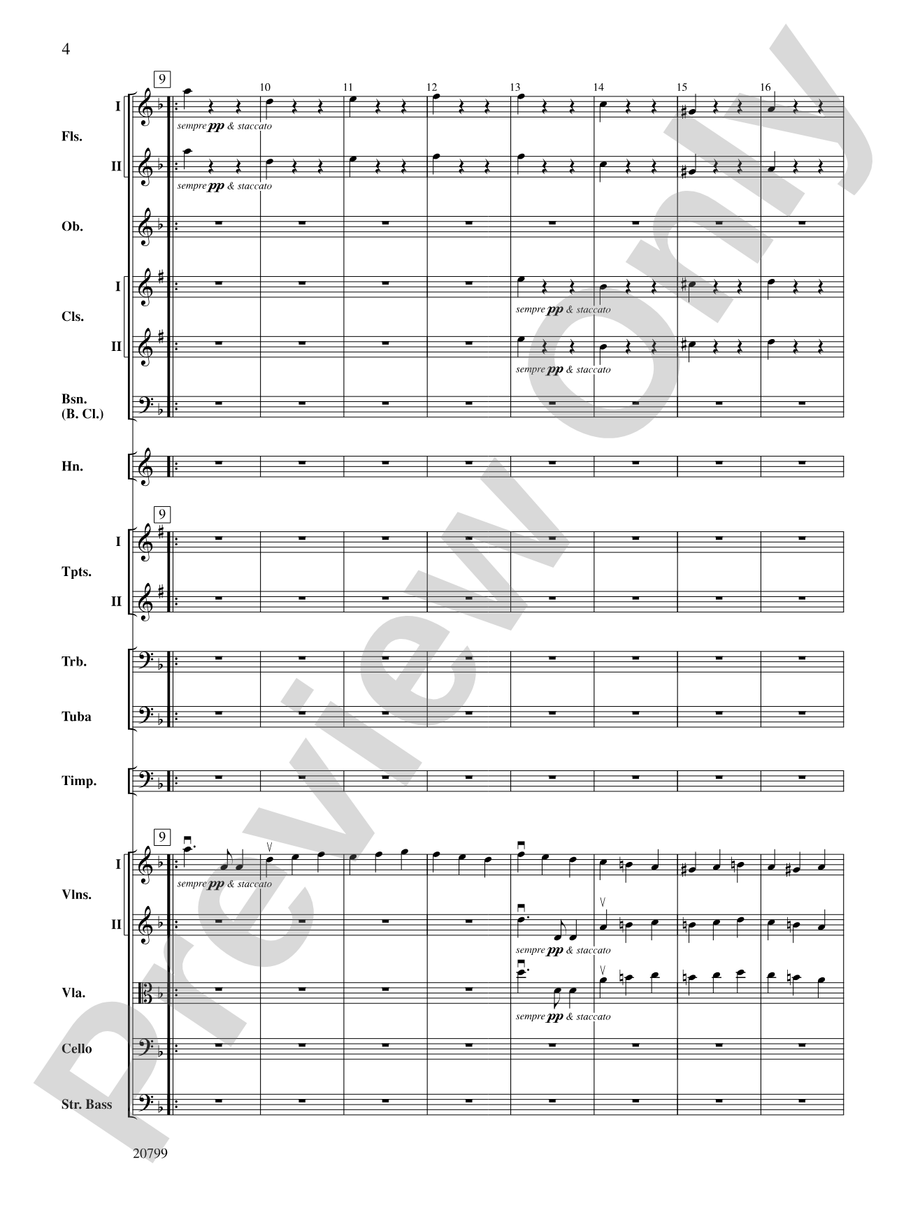 Symphony No. 9 (2nd Movement): Full Orchestra Conductor Score & Parts