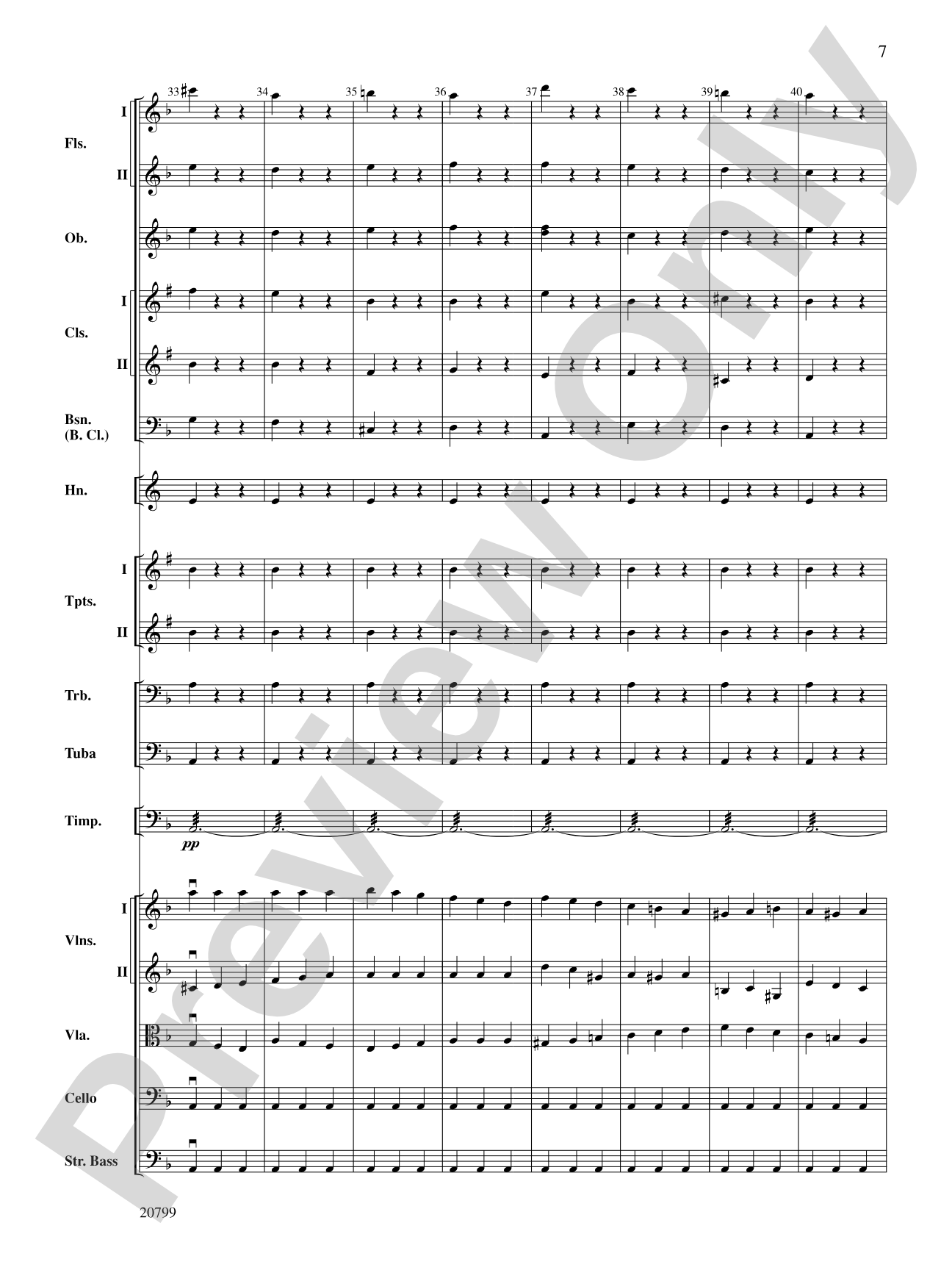 Symphony No. 9 (2nd Movement): Full Orchestra Conductor Score & Parts