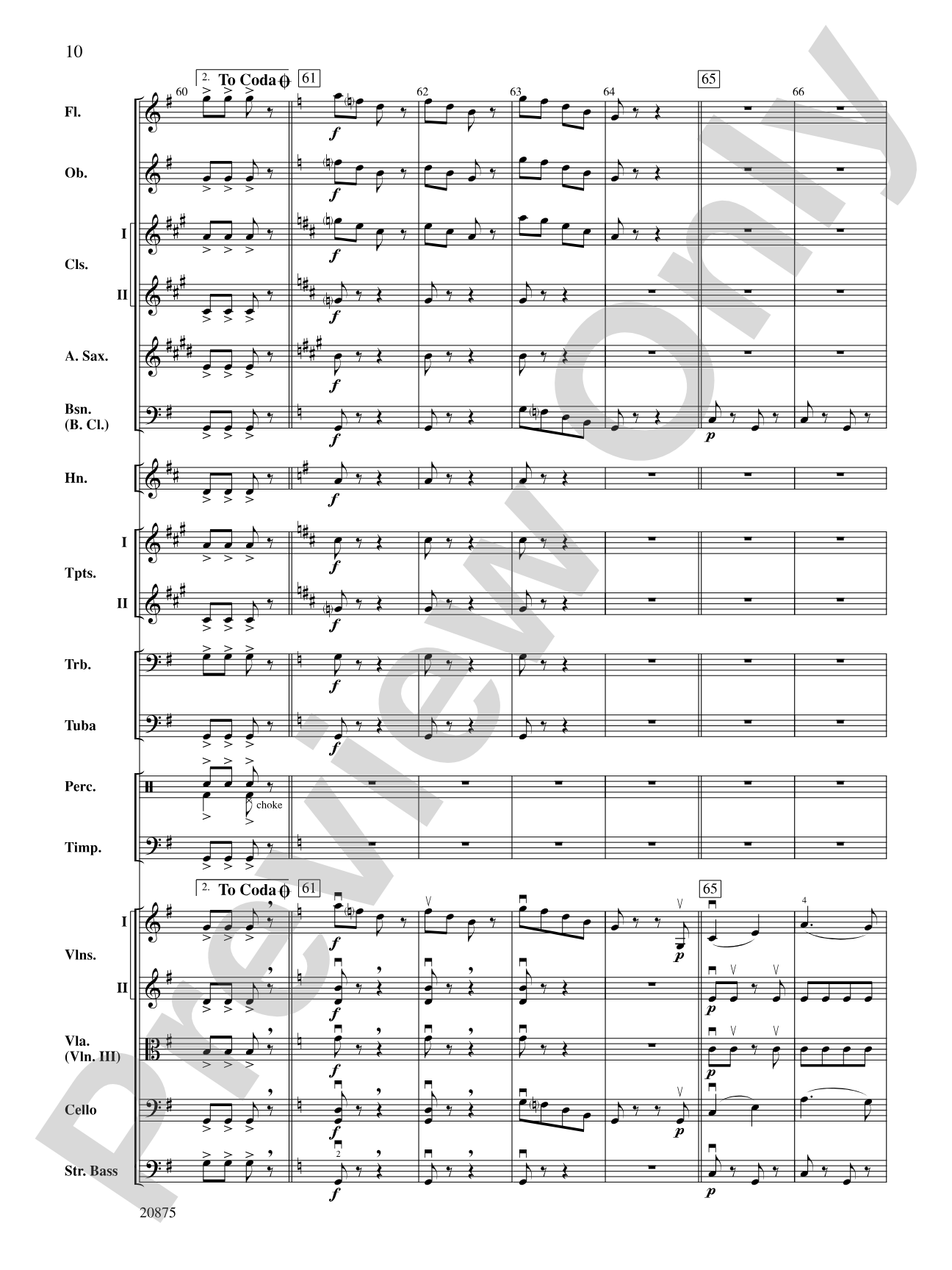 Thunder and Lightning Polka: Full Orchestra Conductor Score & Parts