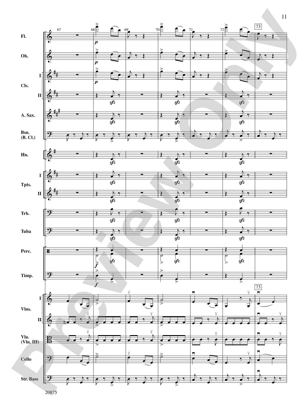 Thunder and Lightning Polka: Full Orchestra Conductor Score & Parts