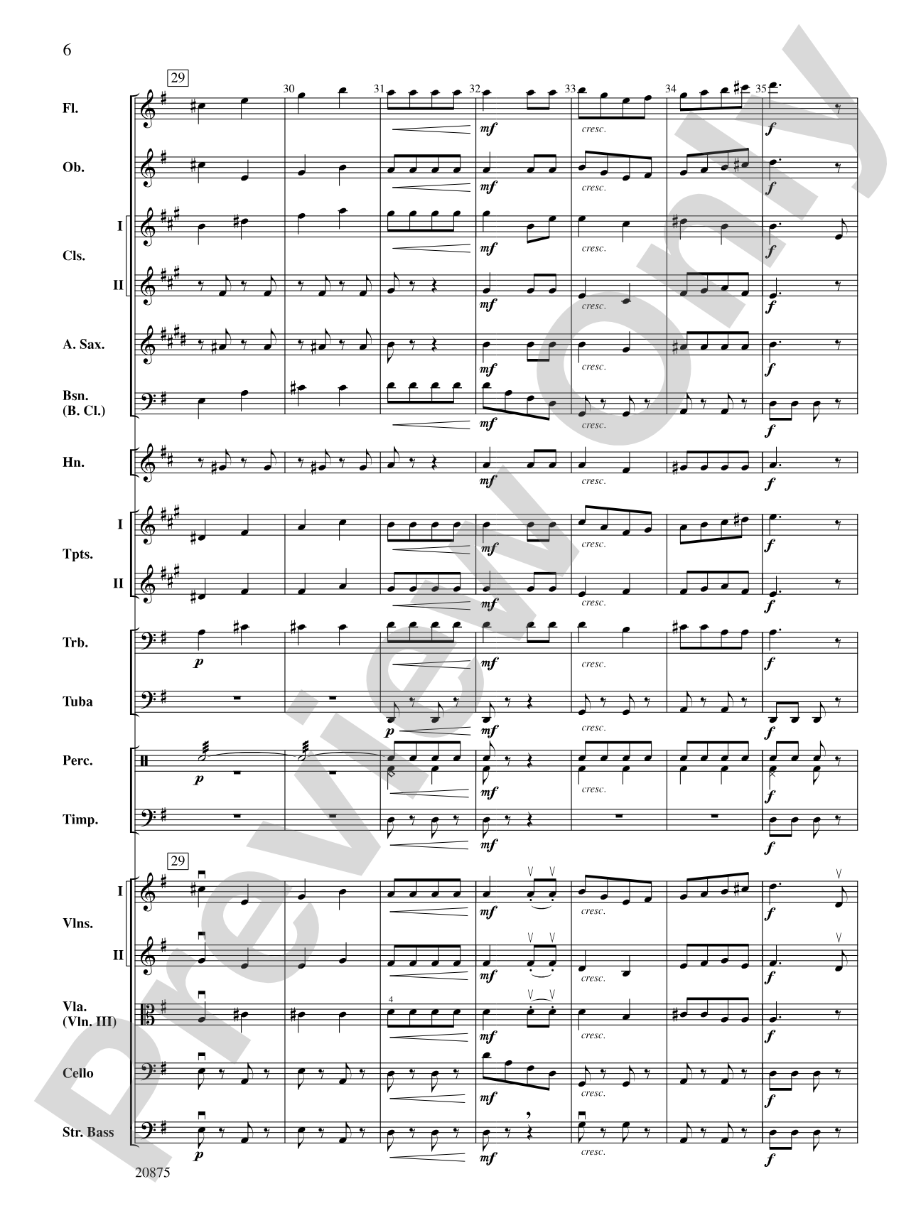 Thunder and Lightning Polka: Full Orchestra Conductor Score & Parts