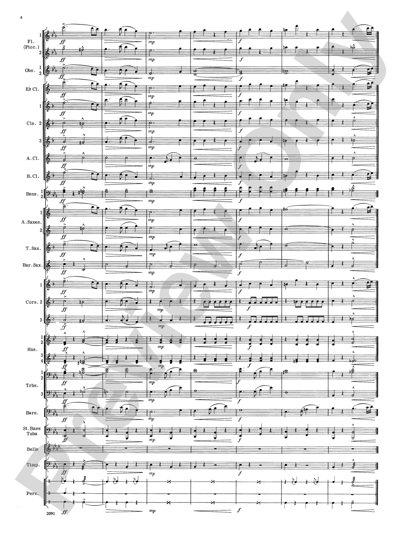 Belle of Chicago: Concert Band Conductor Score & Parts