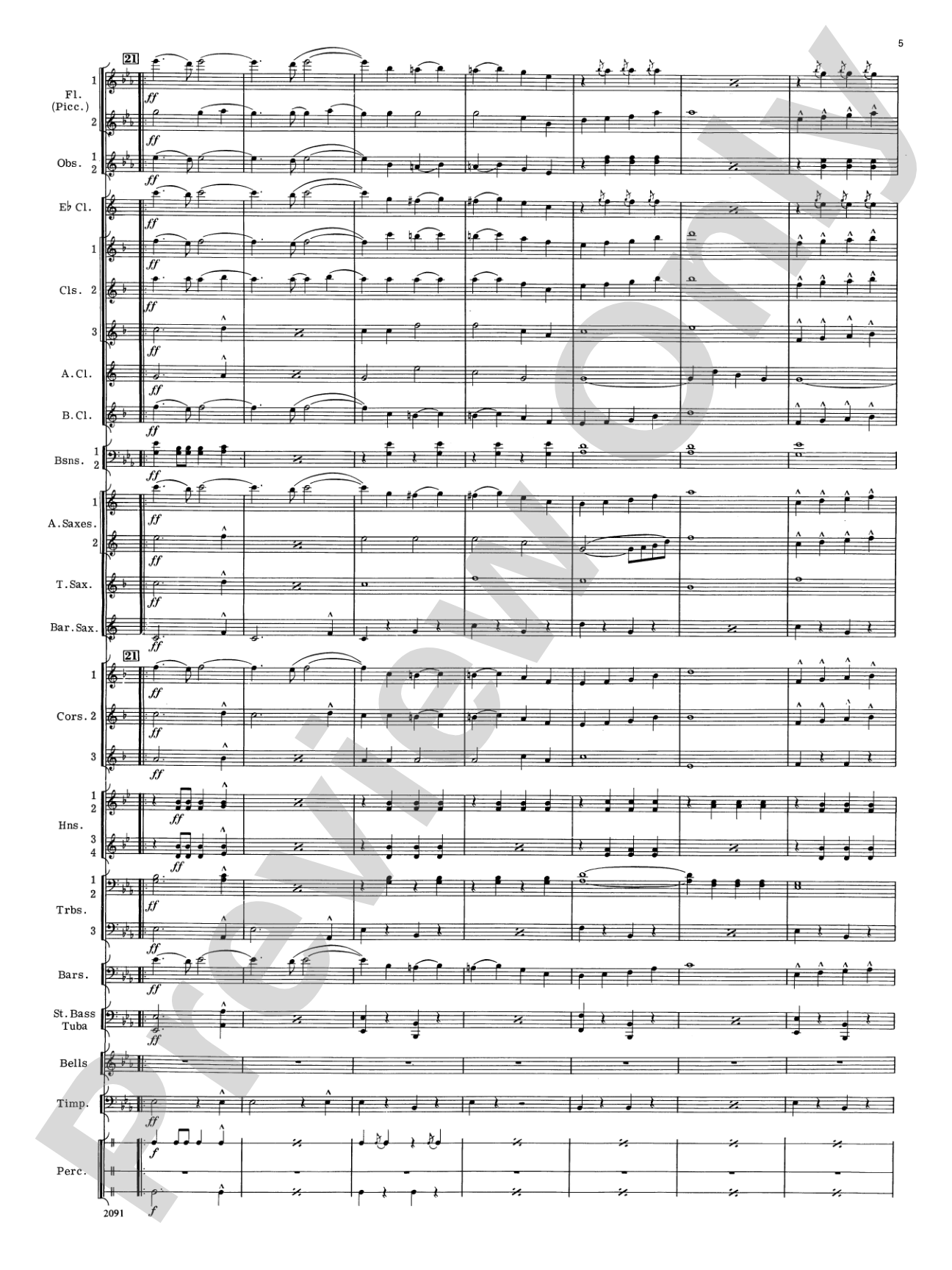 Belle of Chicago: Concert Band Conductor Score & Parts